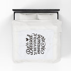 Blessed Beyond Measure | Cozy Velveteen Plush Blanket