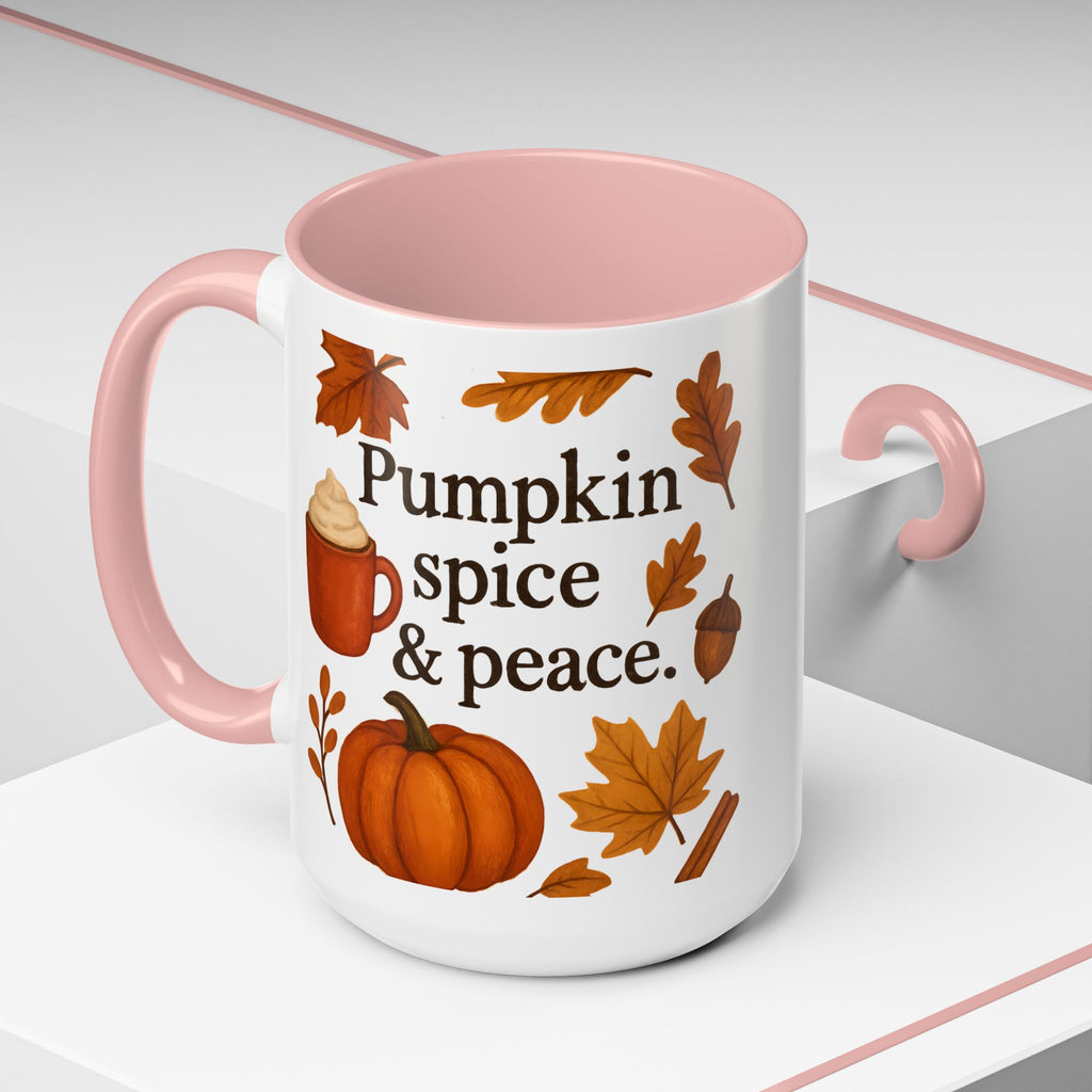 Pumpkin Spice & Peace | Autumn Coffee Mug