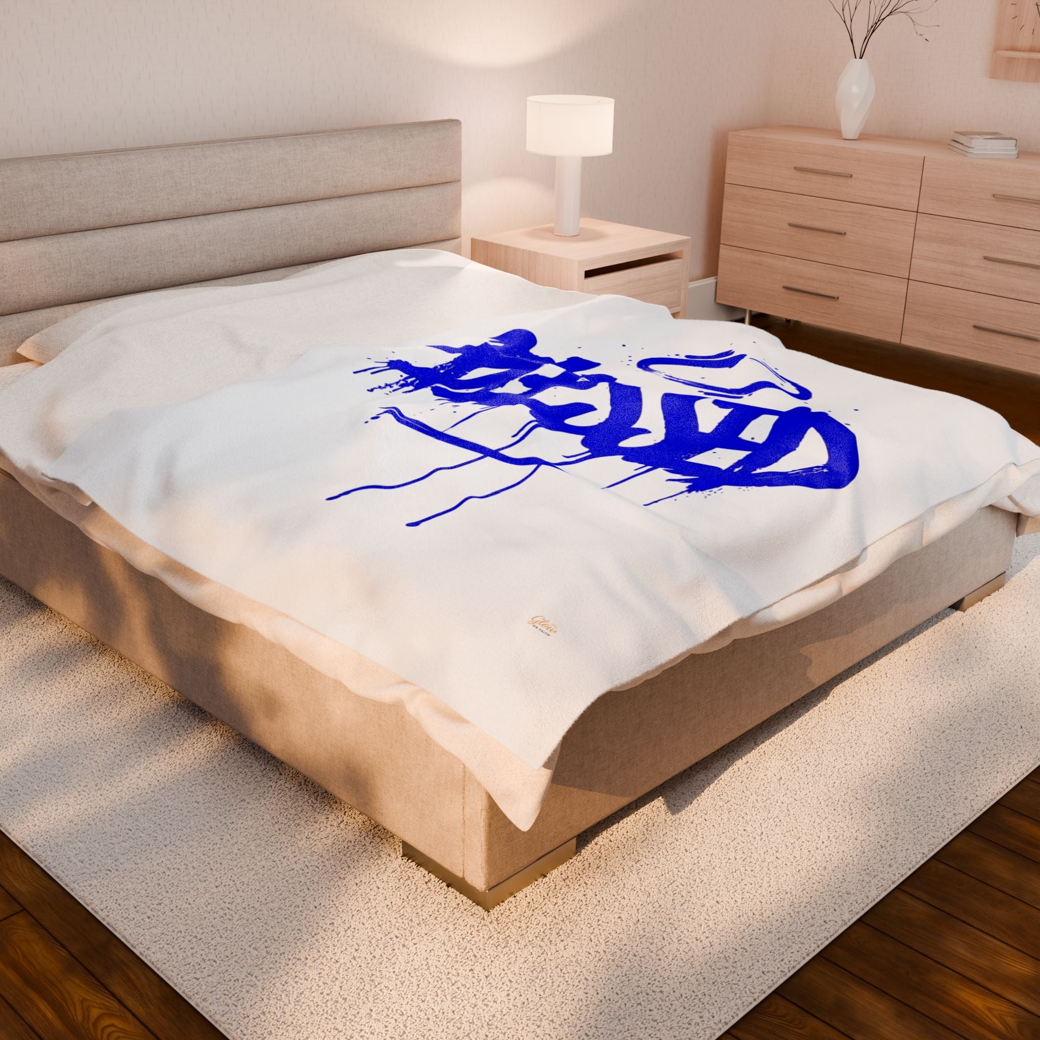 Blessed | Cozy Velveteen Plush Blanket