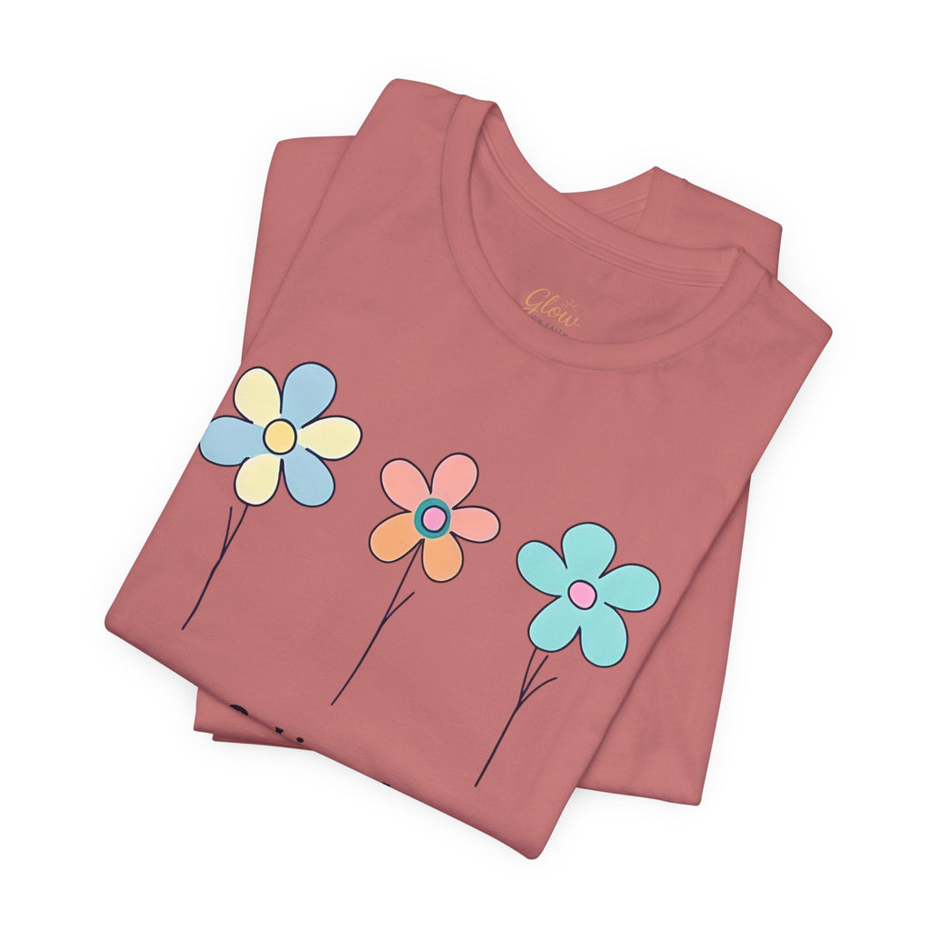 Floral God Is Good | Unisex Short Sleeve Shirt