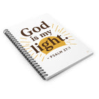 God is My Light | Spiral Notebook