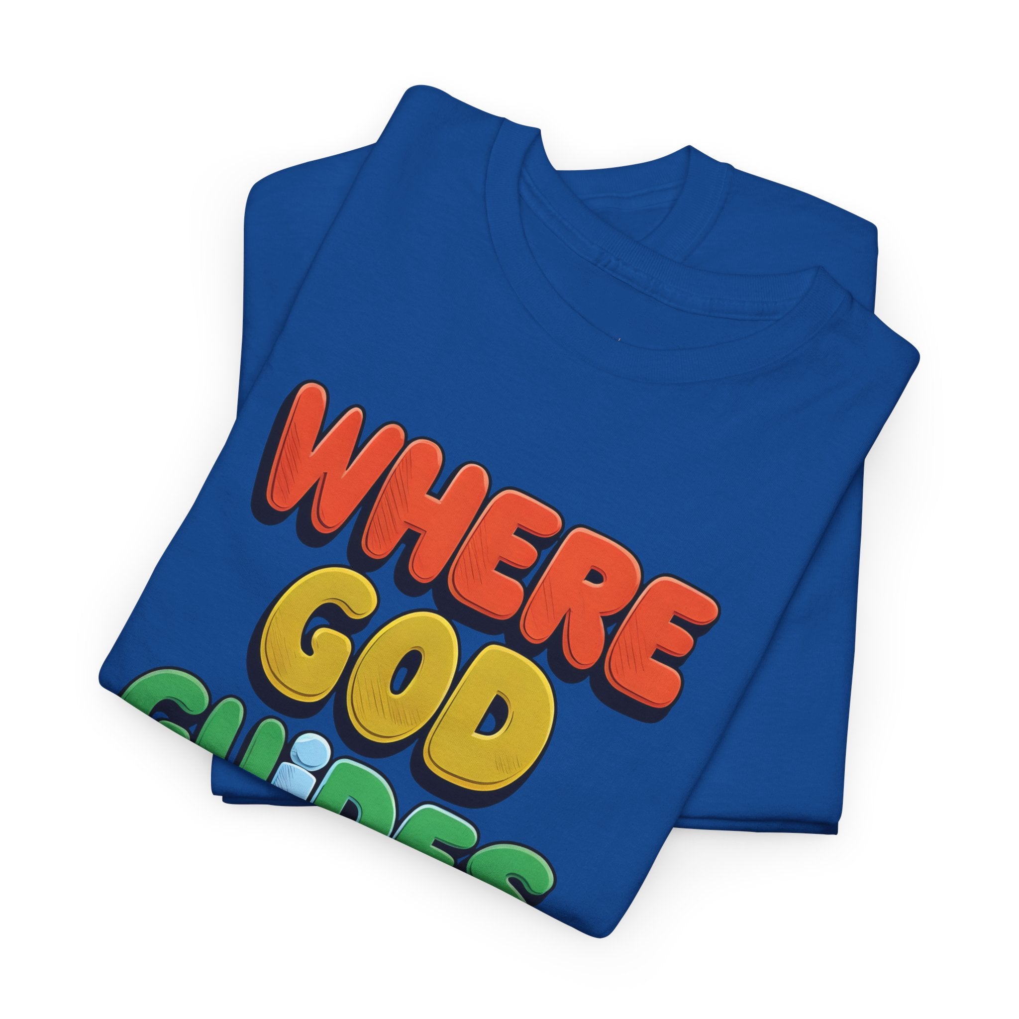 Where God Guides, He Provides | Unisex Cotton T-Shirt