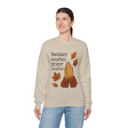 Sweater Weather, Prayer Weather | Unisex Crewneck Sweatshirt