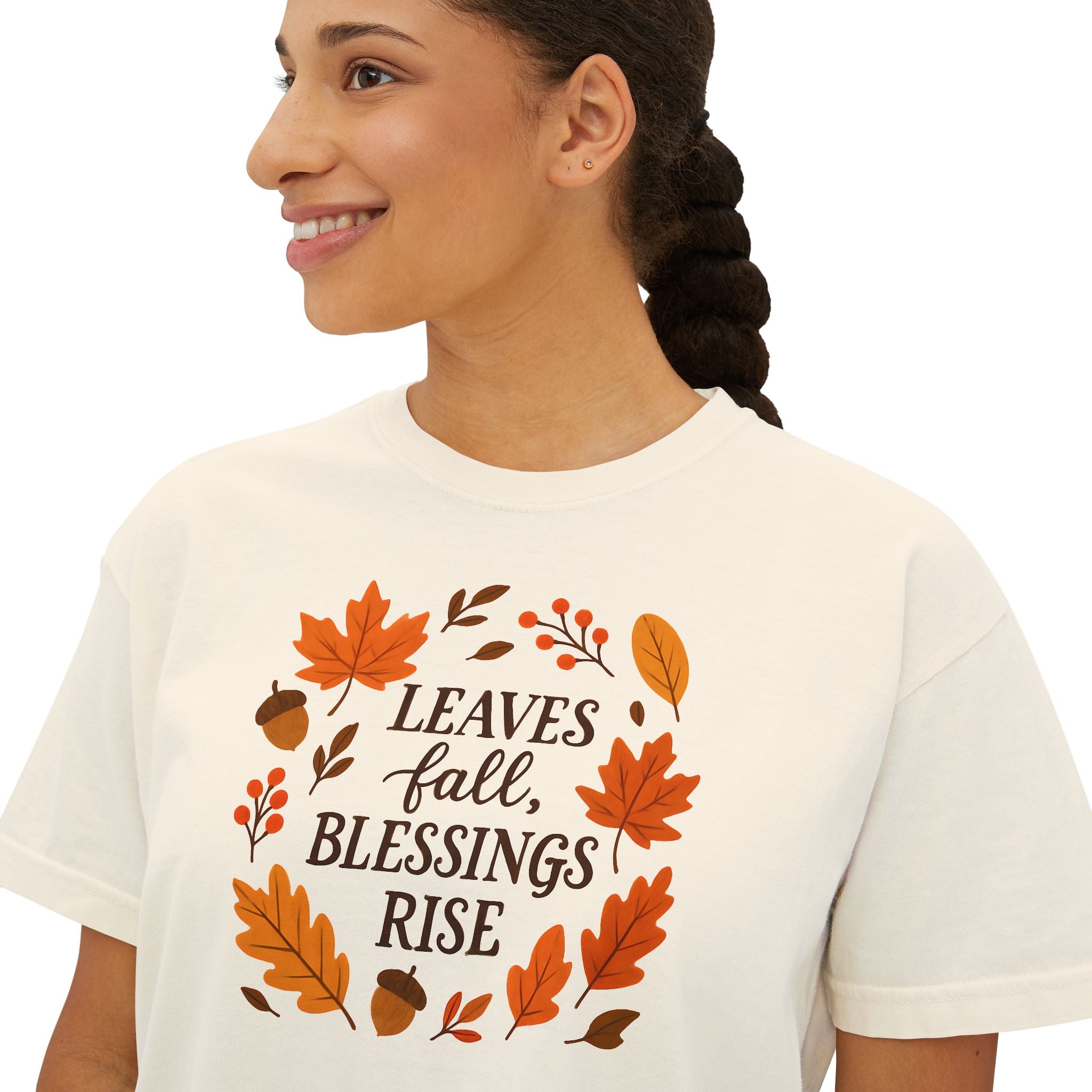 Fall Blessings | Women's Boxy Tee