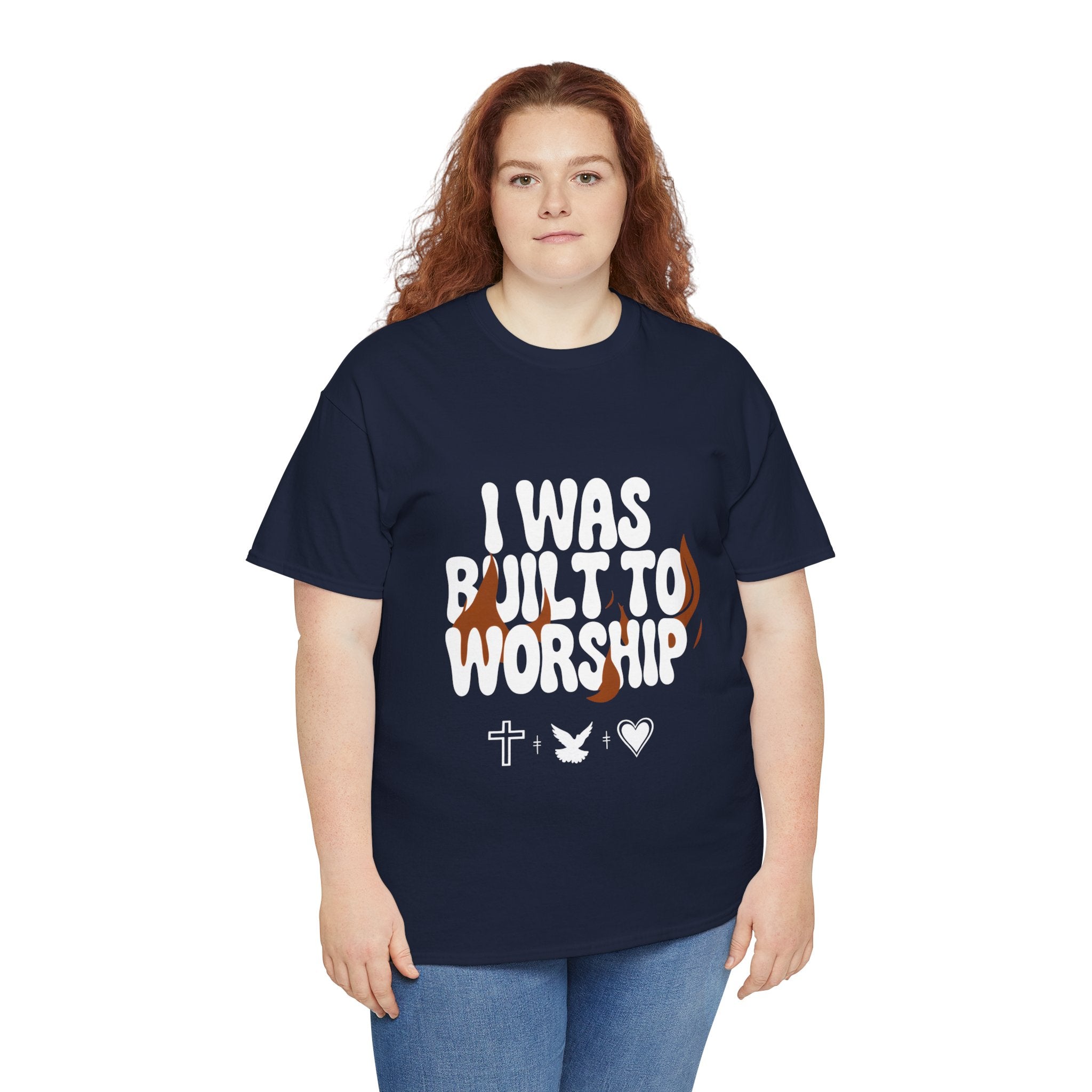 I was built to worship | Unisex Heavy Cotton Tee