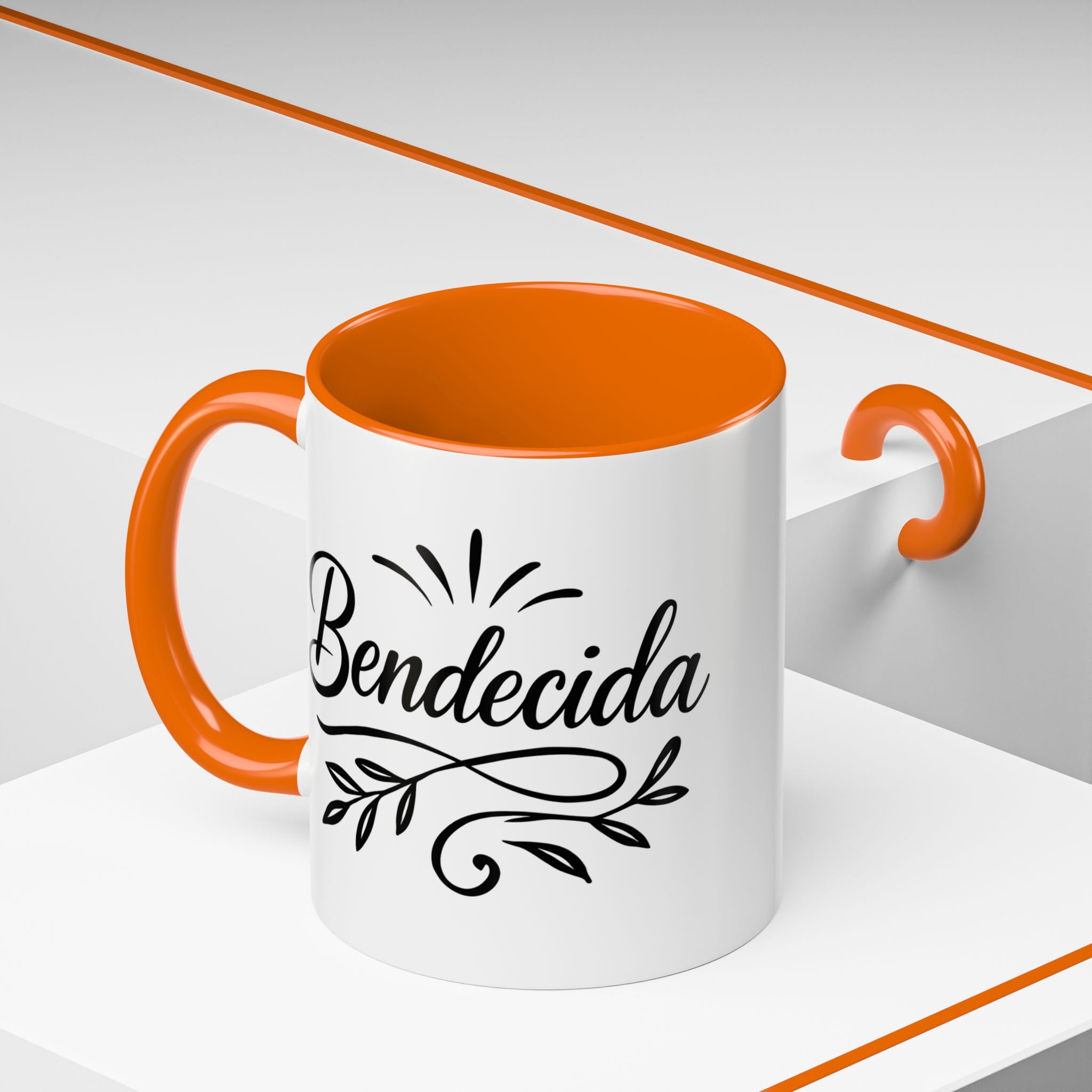 Bendecida | Accent Coffee Mug