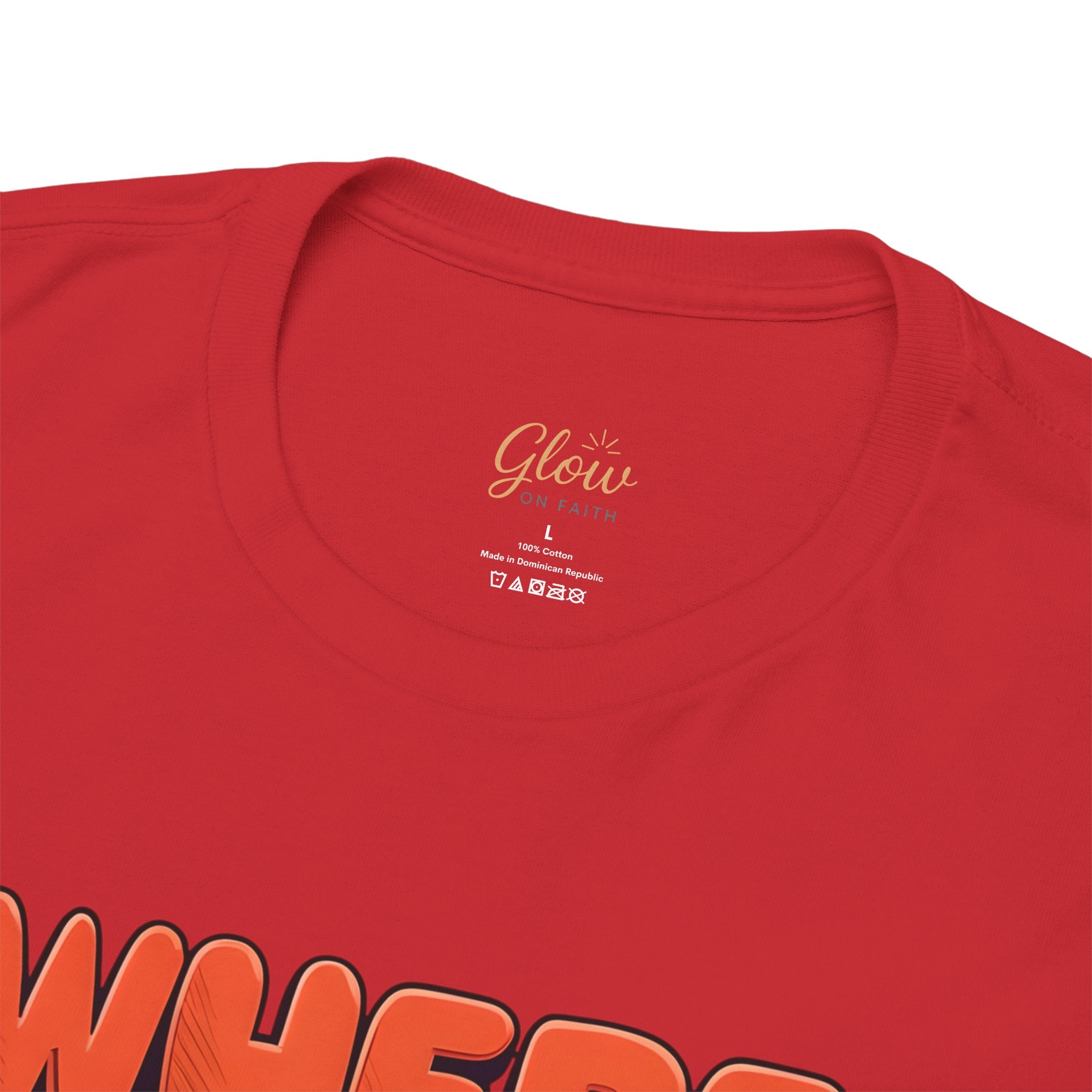 Where God Guides, He Provides | Unisex Cotton T-Shirt