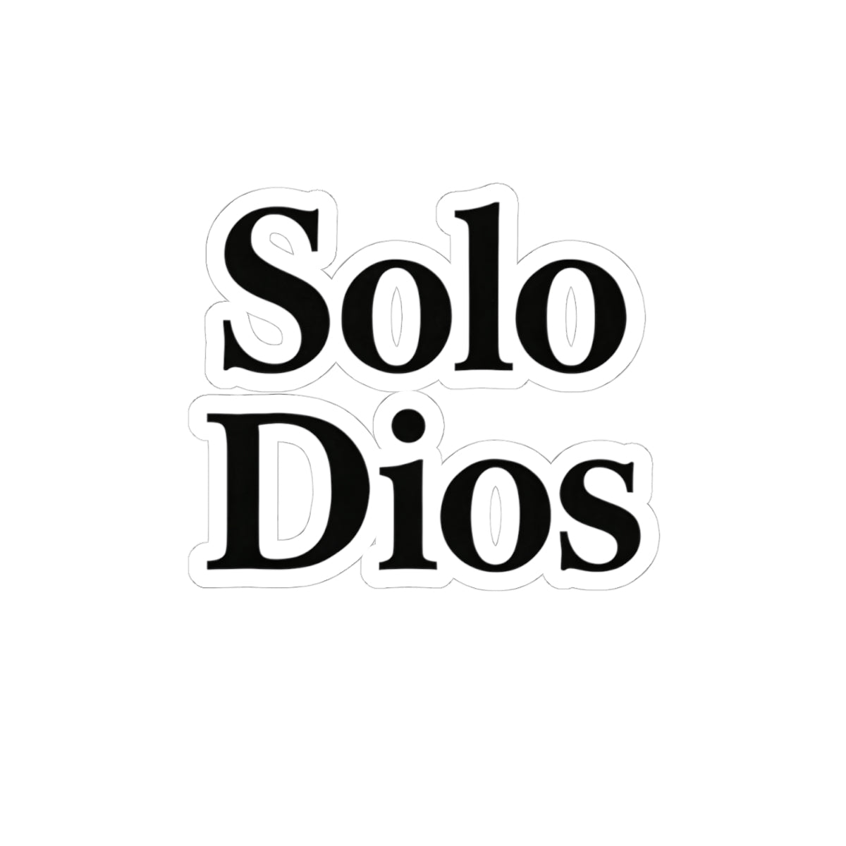 Solo Dios | Kiss-Cut Stickers