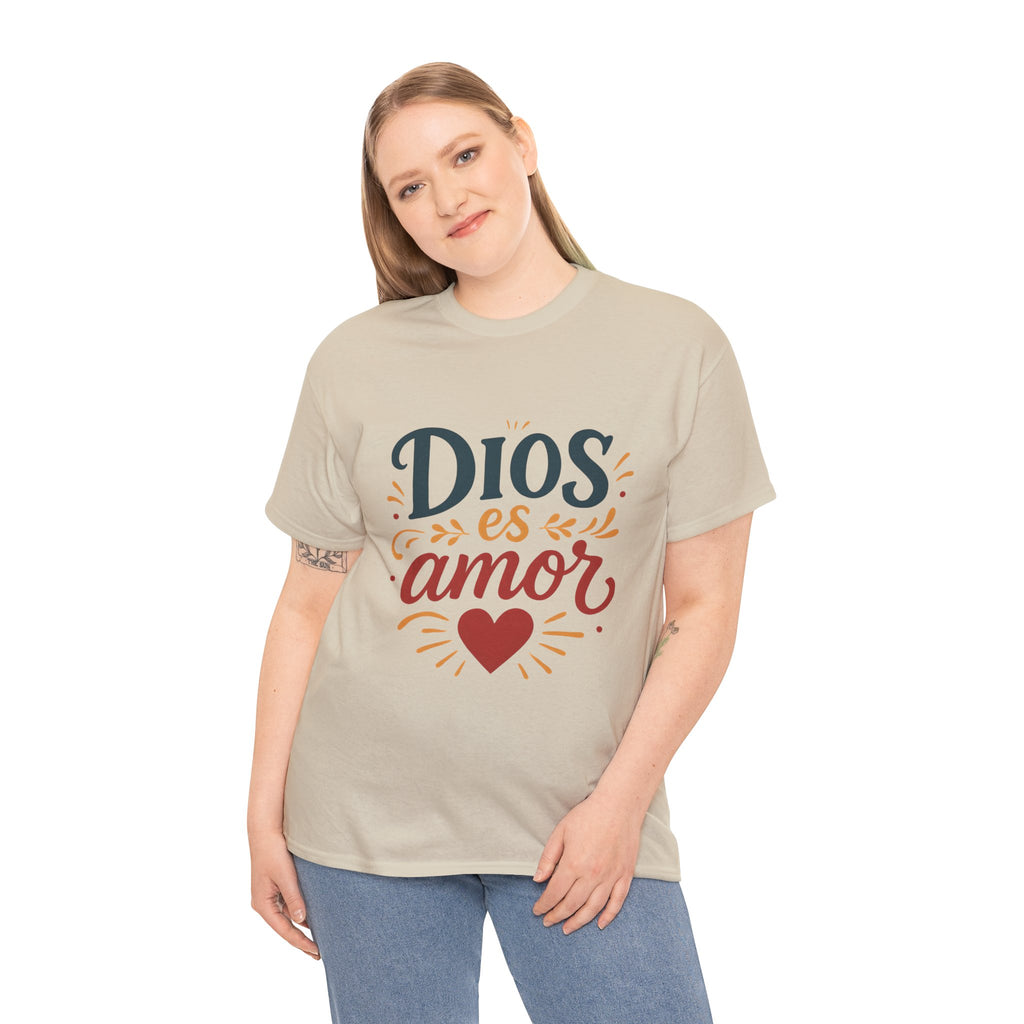 Dios es amor/God is Love | Unisex Heavy Cotton Tee