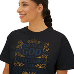 Trust in God, and everything else will fall into place. | Women's Boxy Tee