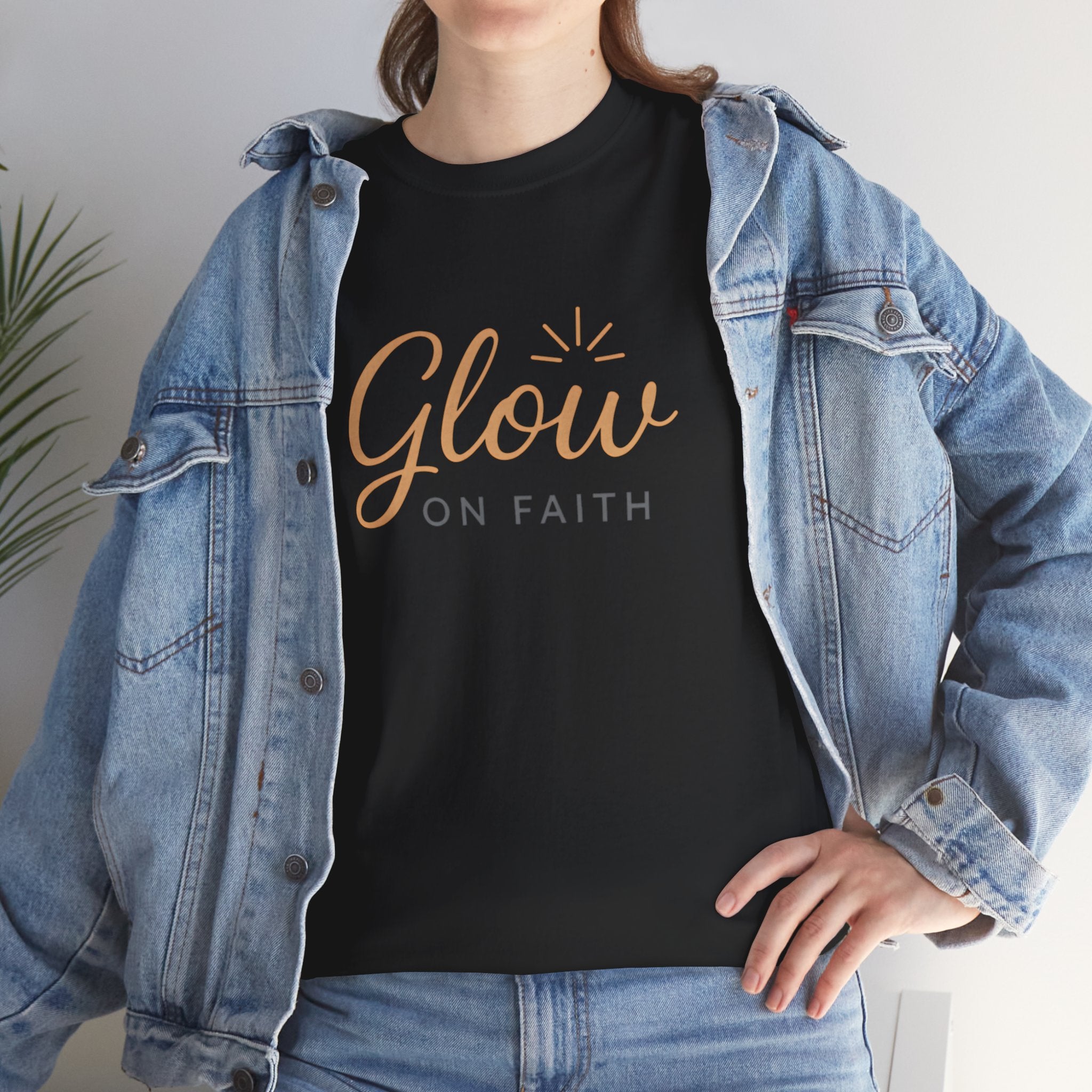 Glow on Faith | Unisex Heavy Cotton Tee