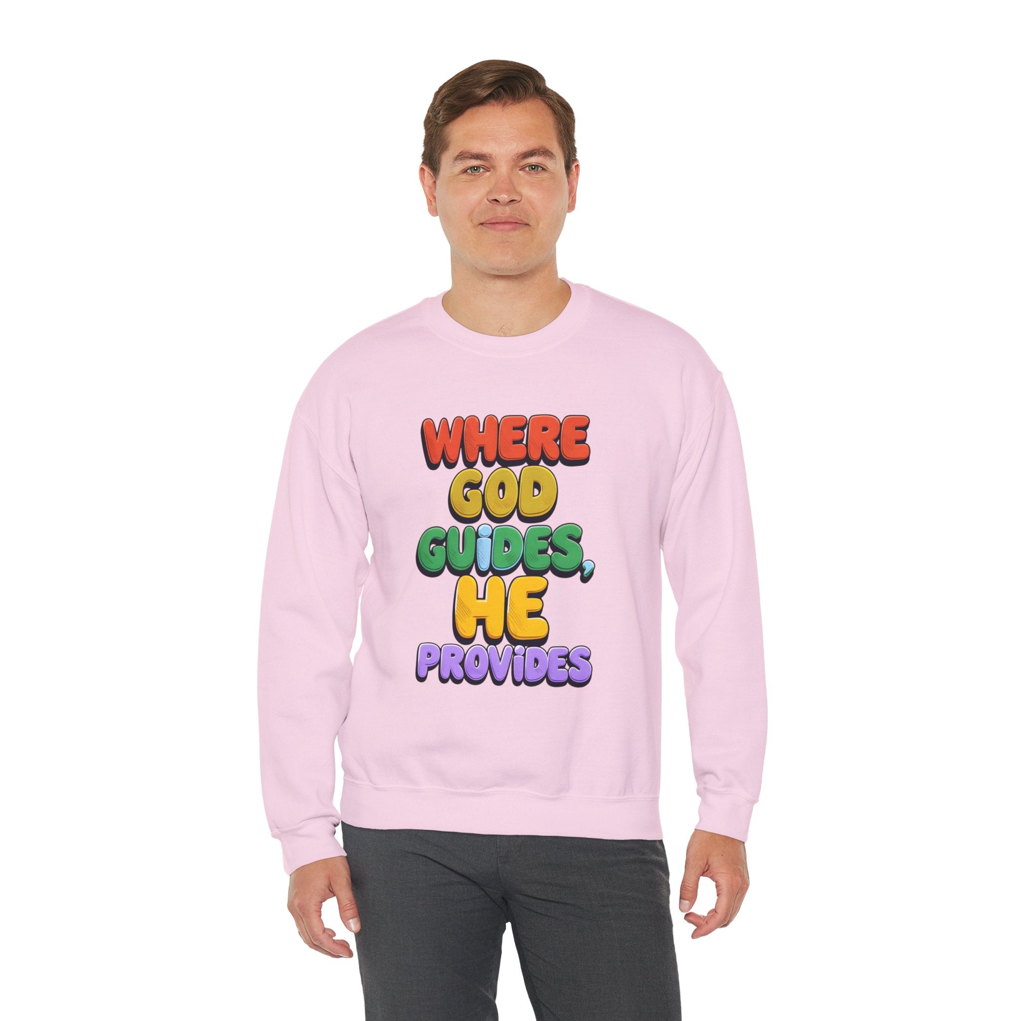 Where God Guides | Unisex Crewneck Sweatshirt