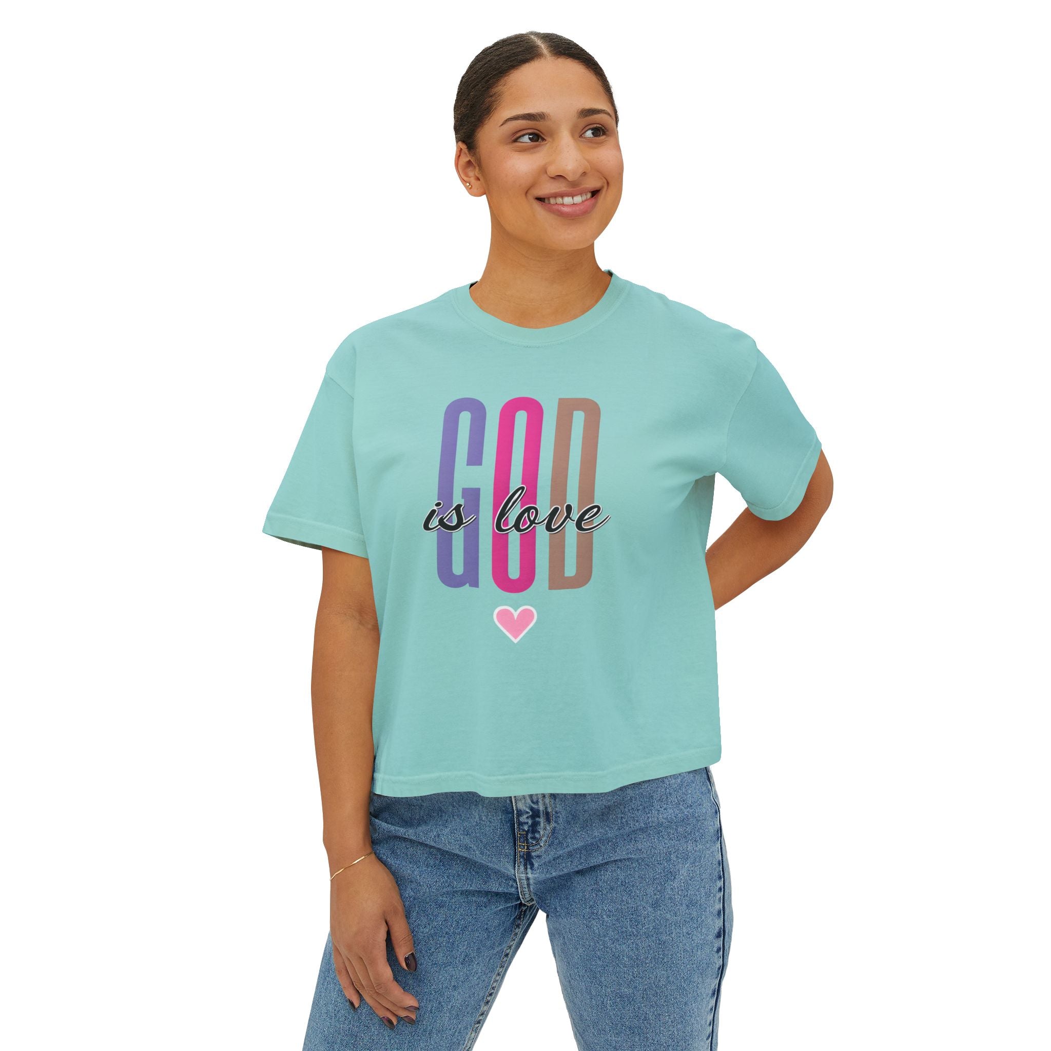 God is Love | Women's Boxy Tee