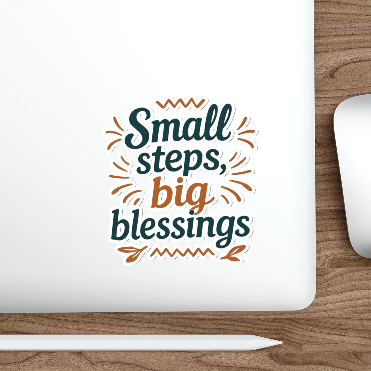 Small steps, big blessings. | Die-Cut Stickers