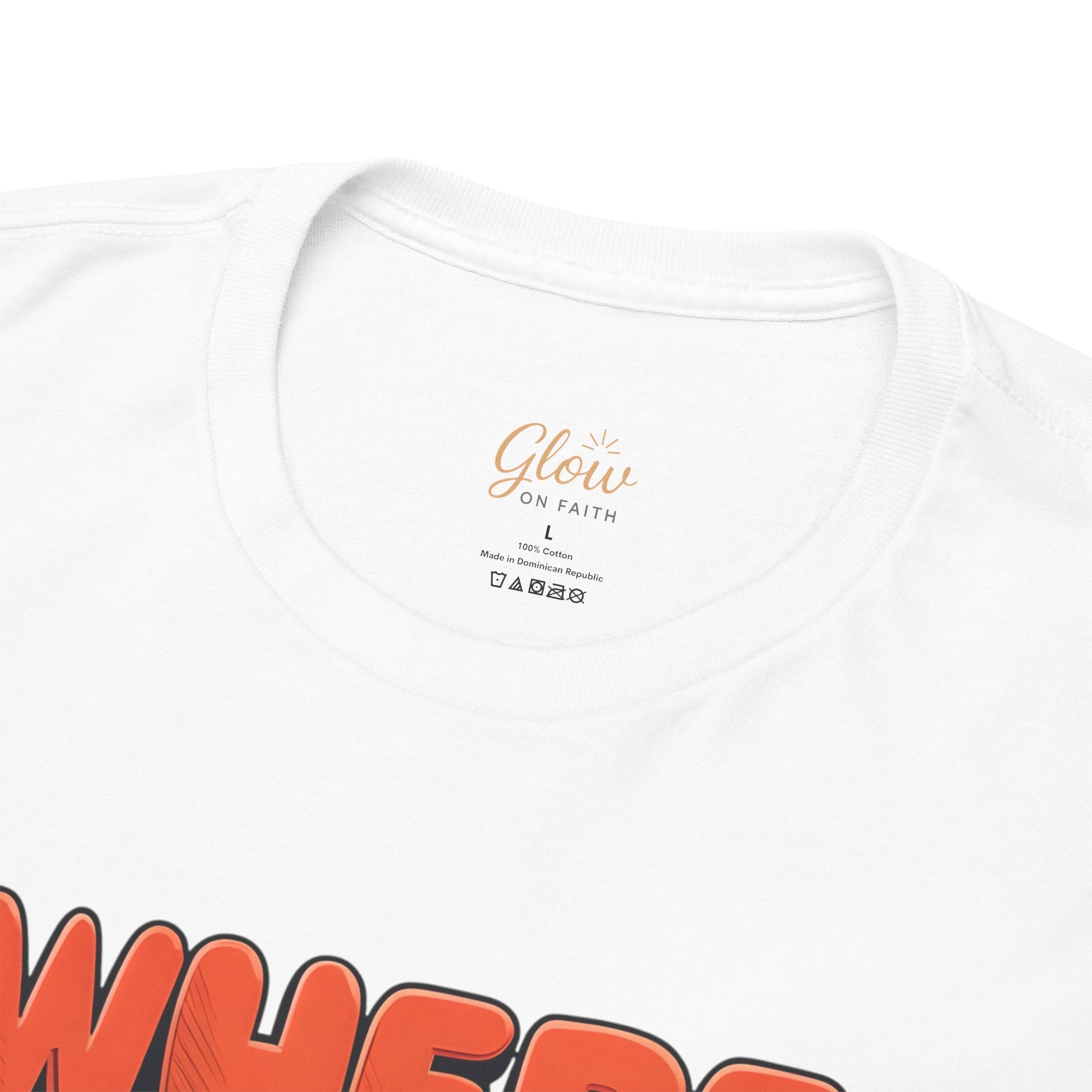 Where God Guides, He Provides | Unisex Cotton T-Shirt
