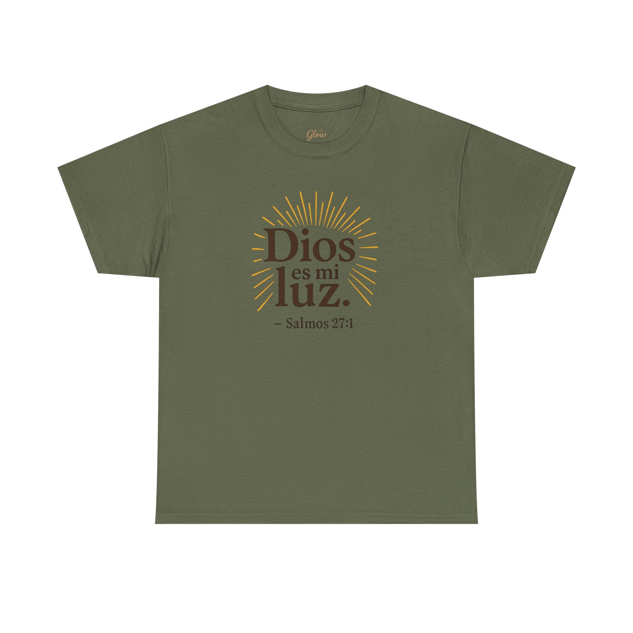 Dios es mi luz. — Salmos 27:1 | Unisex Cotton Tee