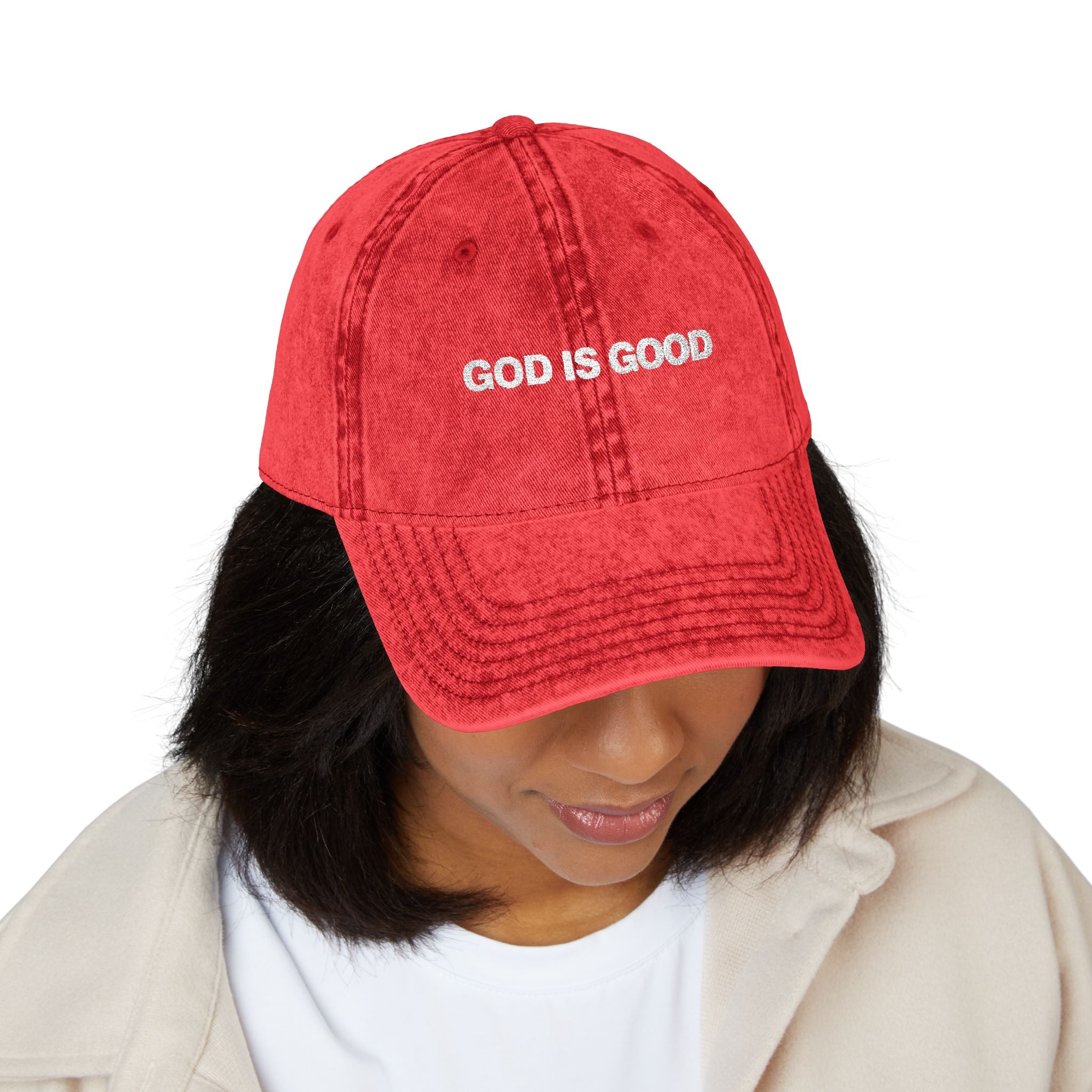 God is Good | Vintage Embroidered Hat