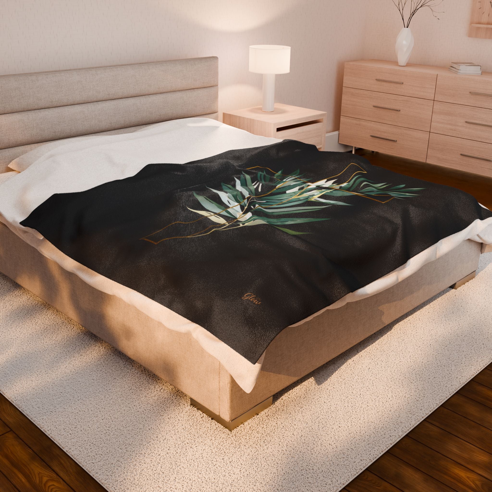 Cross | Cozy Velveteen Plush Blanket