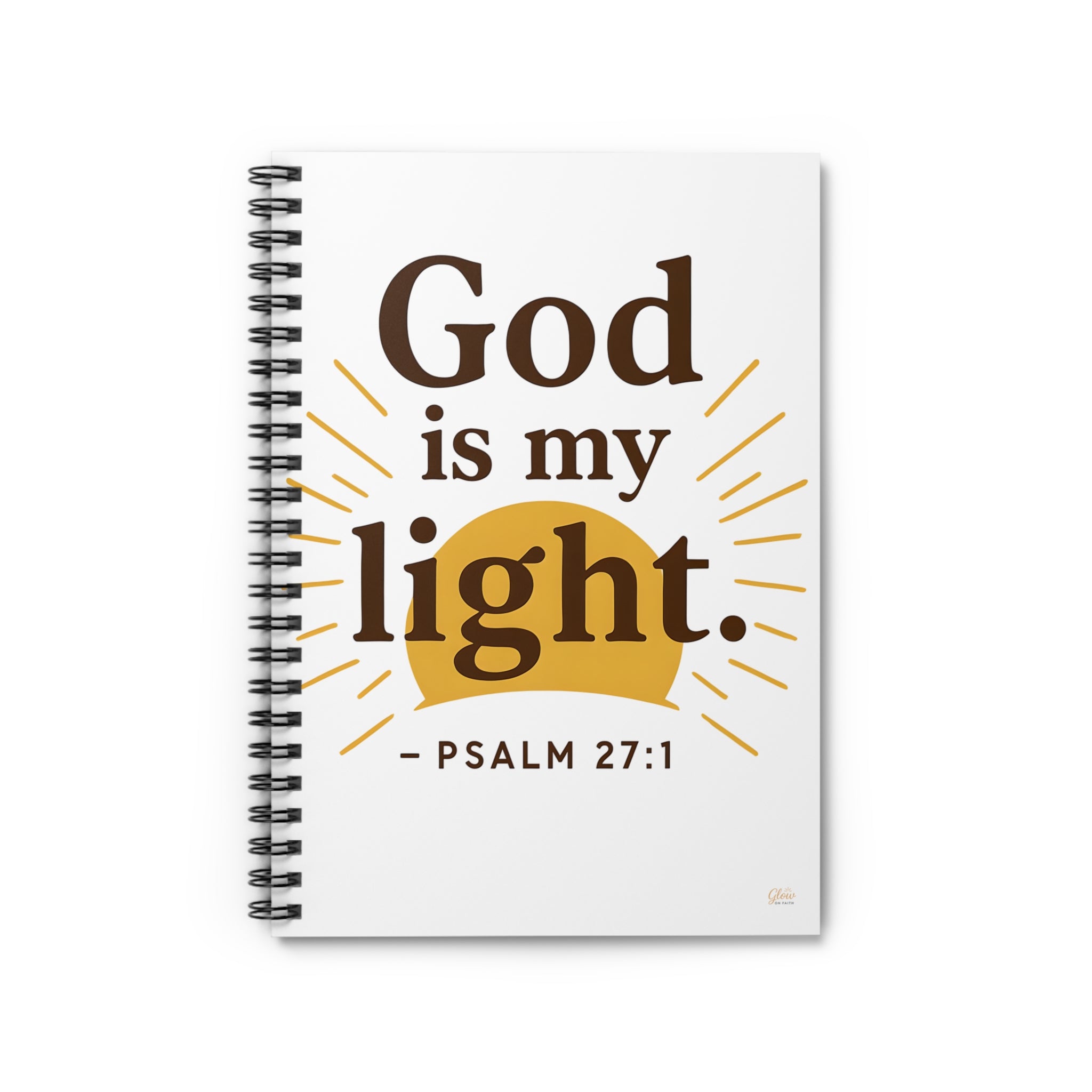 God is My Light | Spiral Notebook