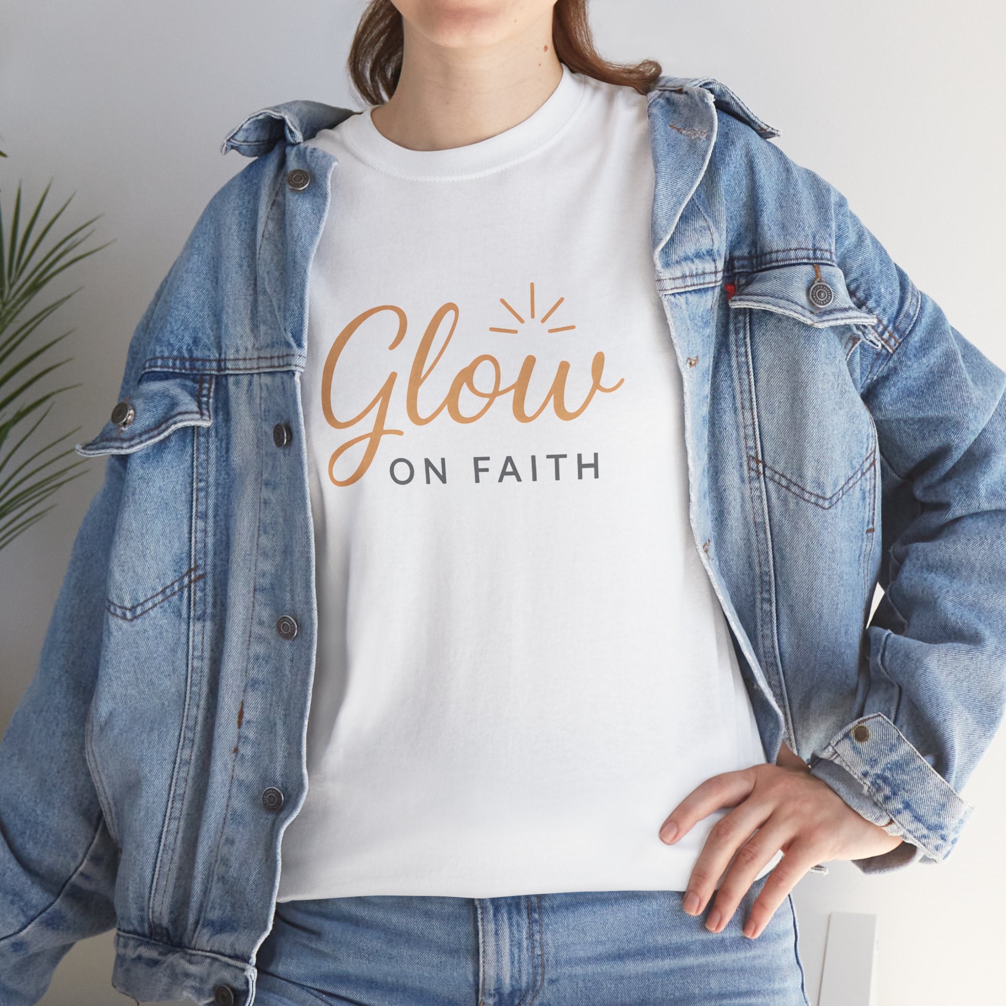 Glow on Faith | Unisex Heavy Cotton Tee