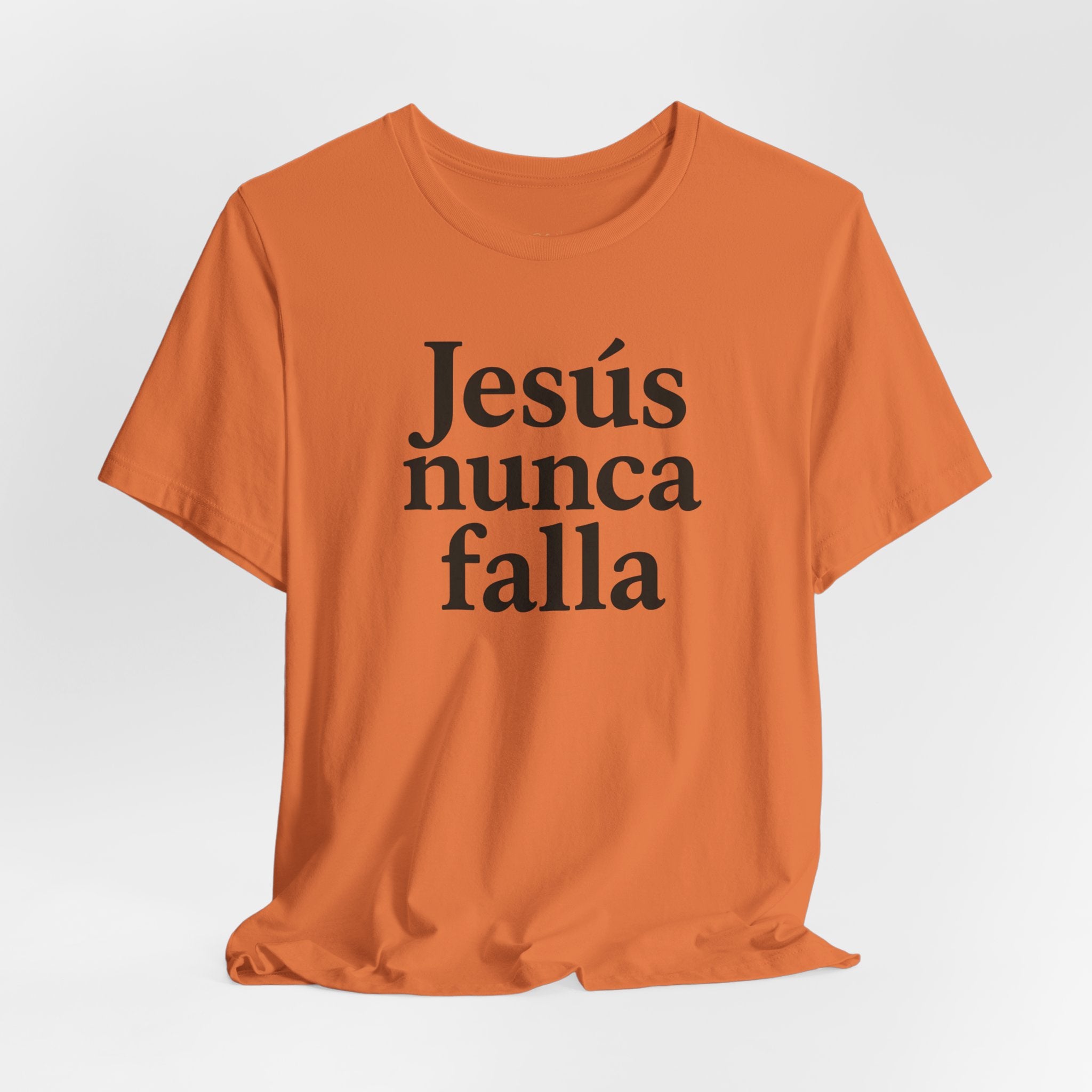 Jesús nunca falla (Jesus Never Fails) | Faith-Inspired Unisex Tee