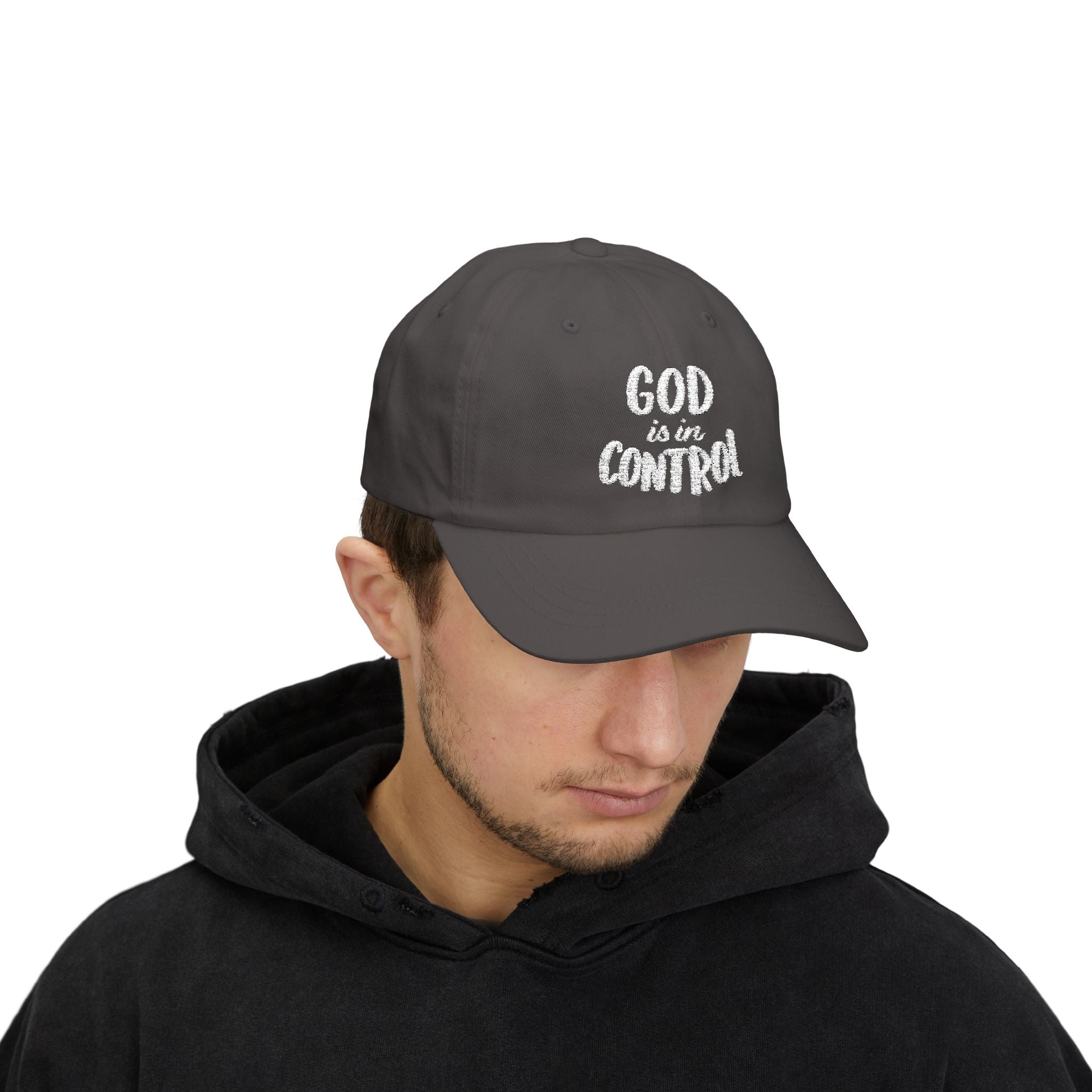 God Is In Control | Classic Dad Cap