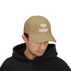 God Is In Control | Classic Dad Cap