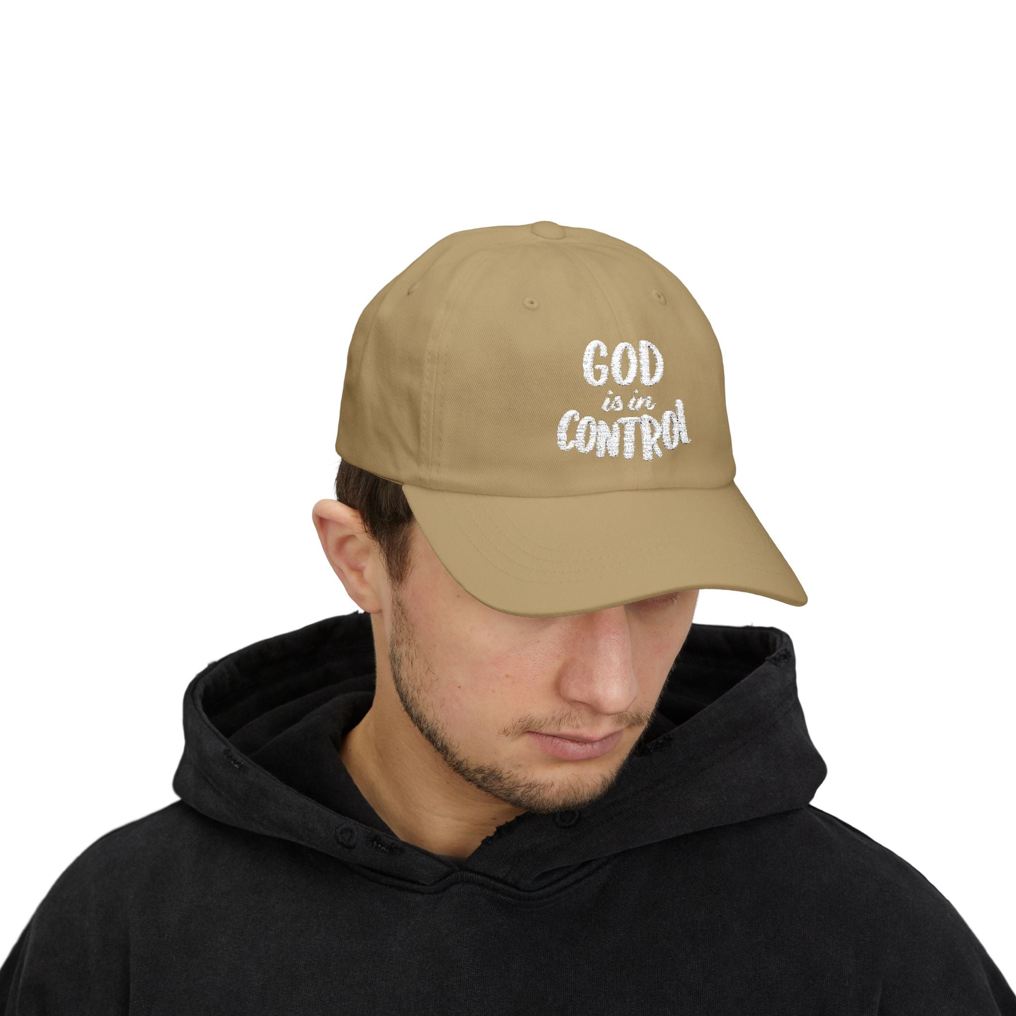 God Is In Control | Classic Dad Cap