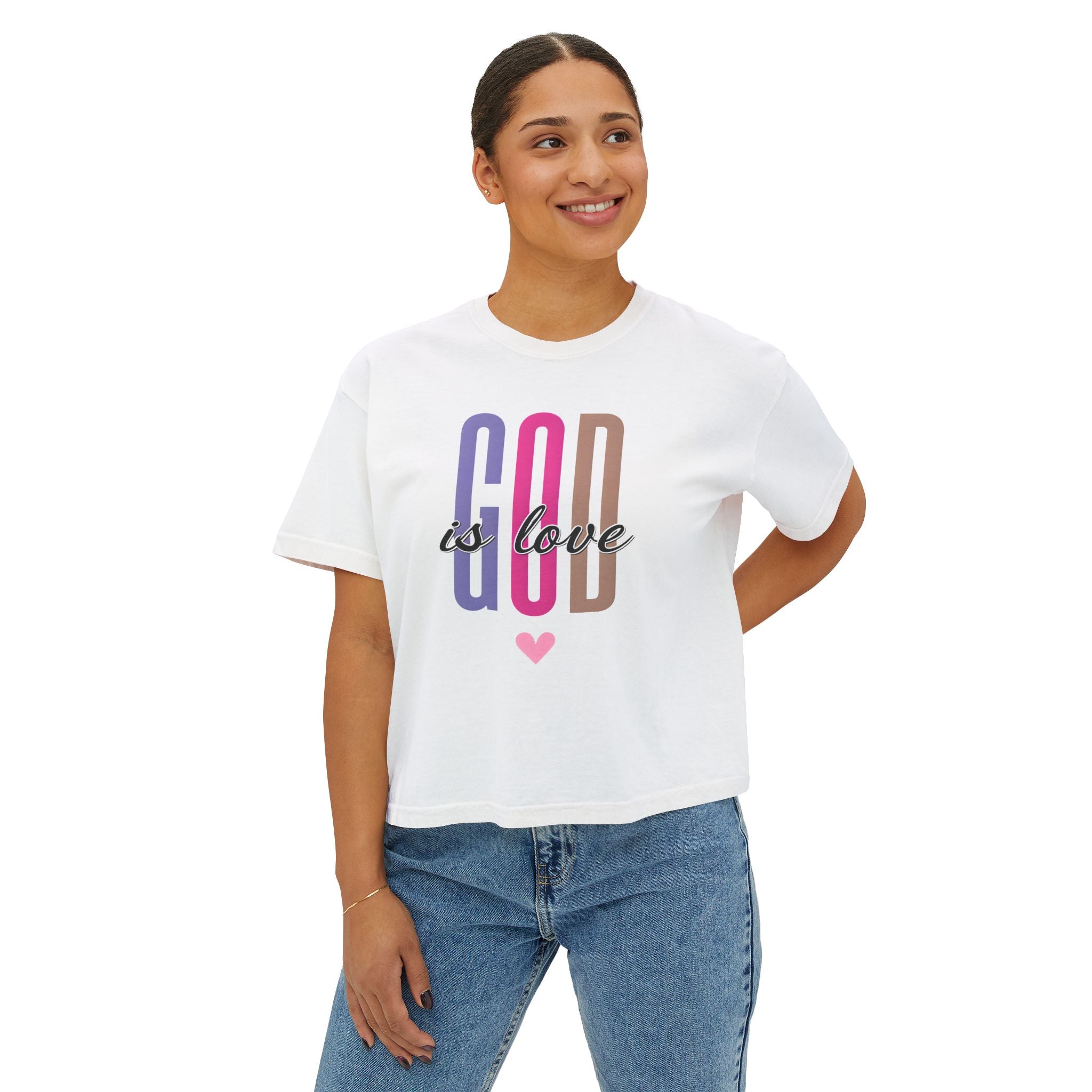 God is Love | Women's Boxy Tee