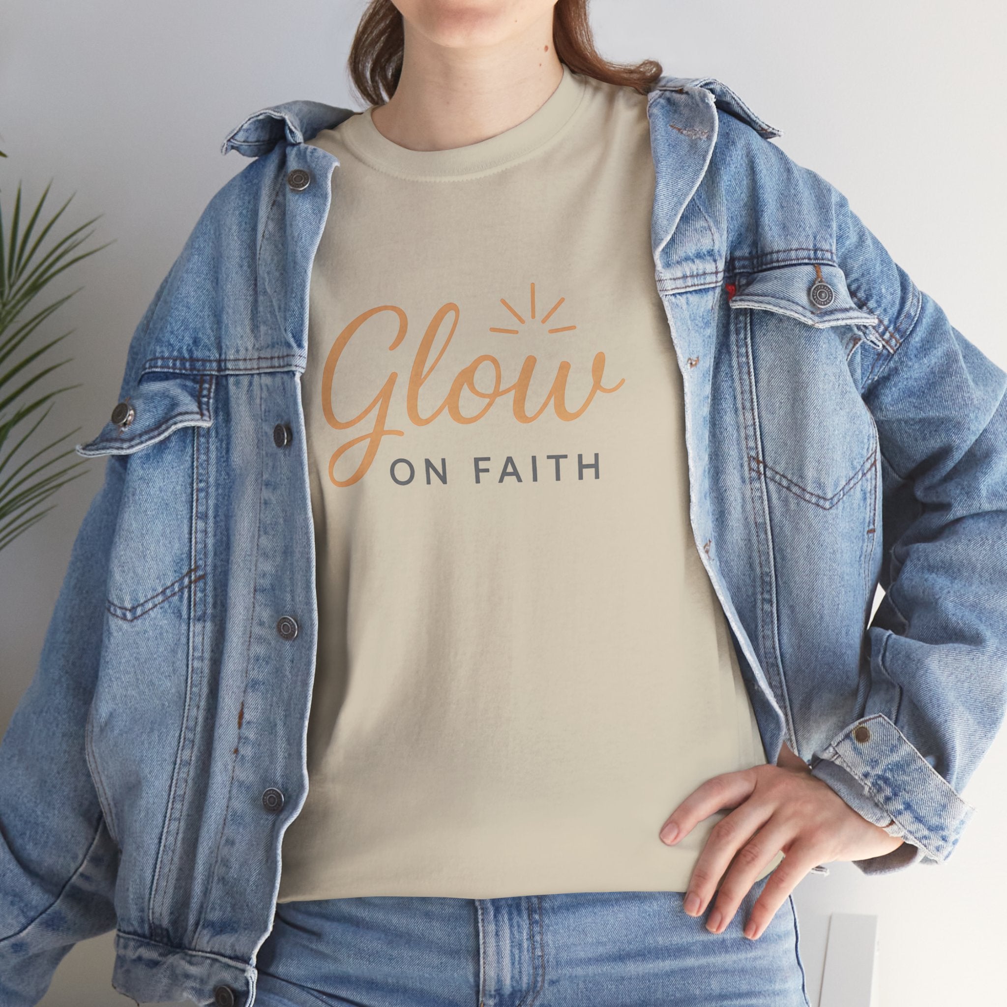 Glow on Faith | Unisex Heavy Cotton Tee