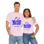 Blessed | Unisex Graffiti Style Heavy Cotton Tee