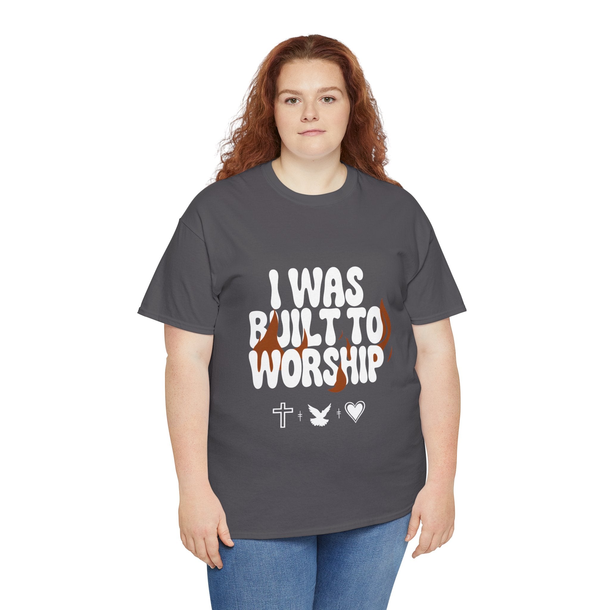 I was built to worship | Unisex Heavy Cotton Tee