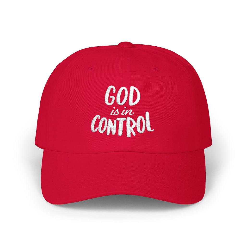 God Is In Control | Classic Dad Cap