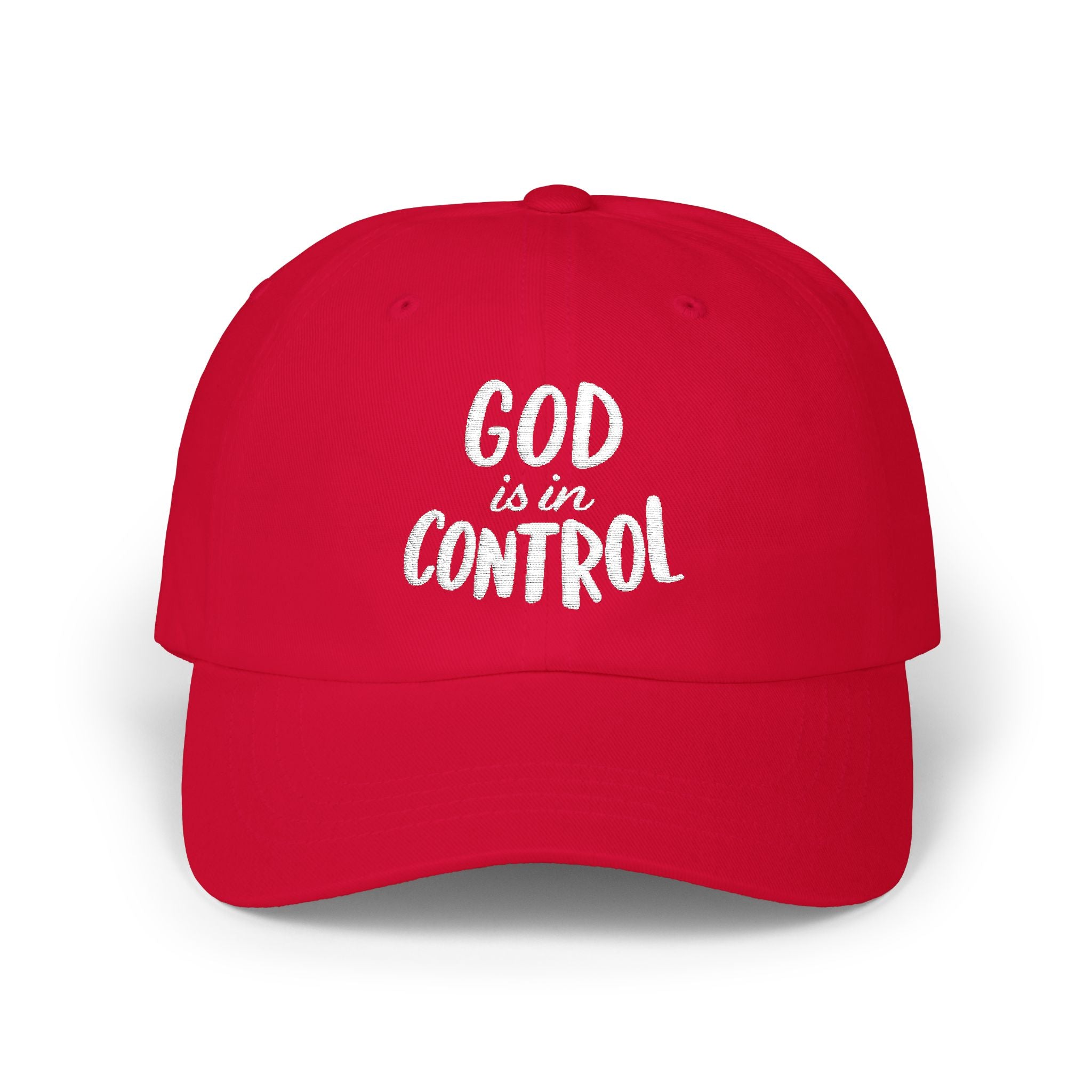 God Is In Control | Classic Dad Cap