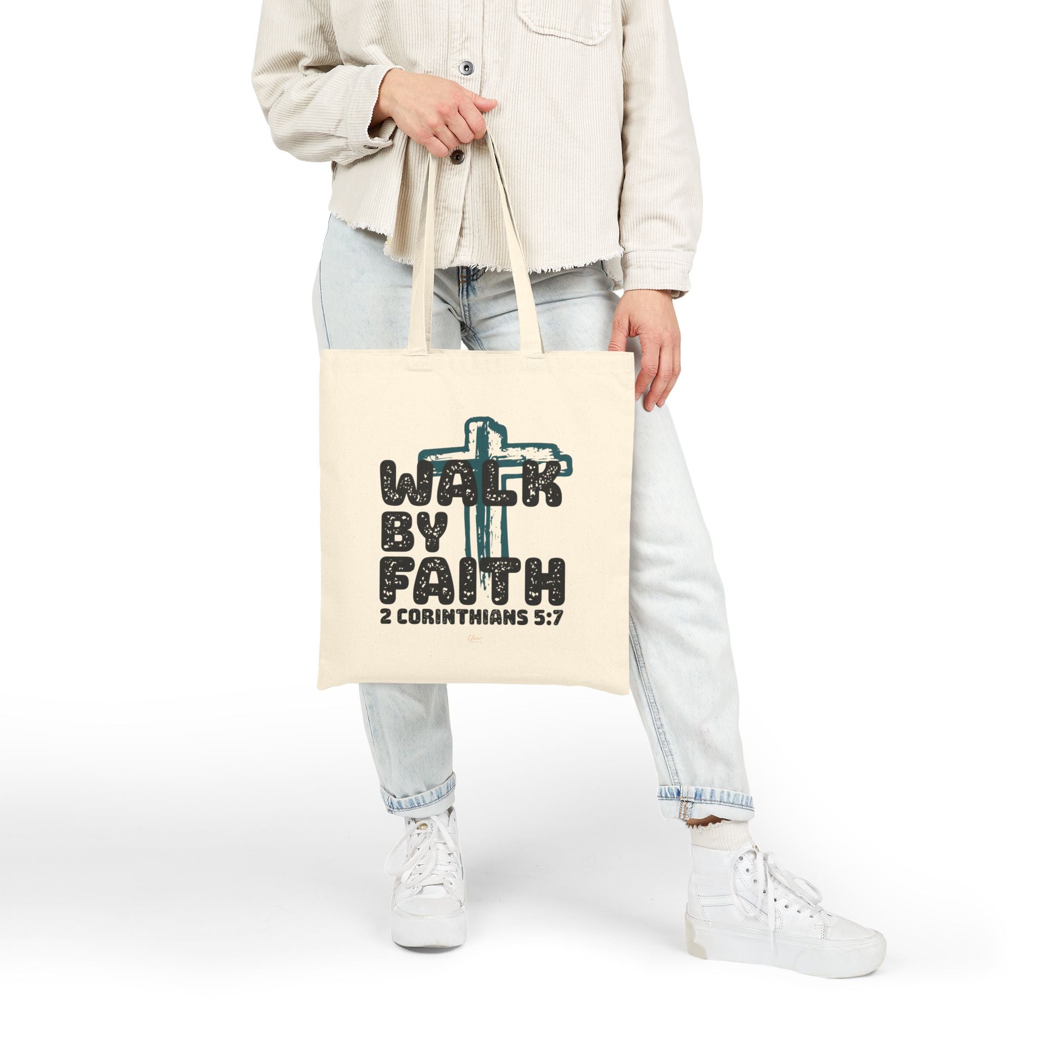 Walk by faith | Cotton Tote Bag
