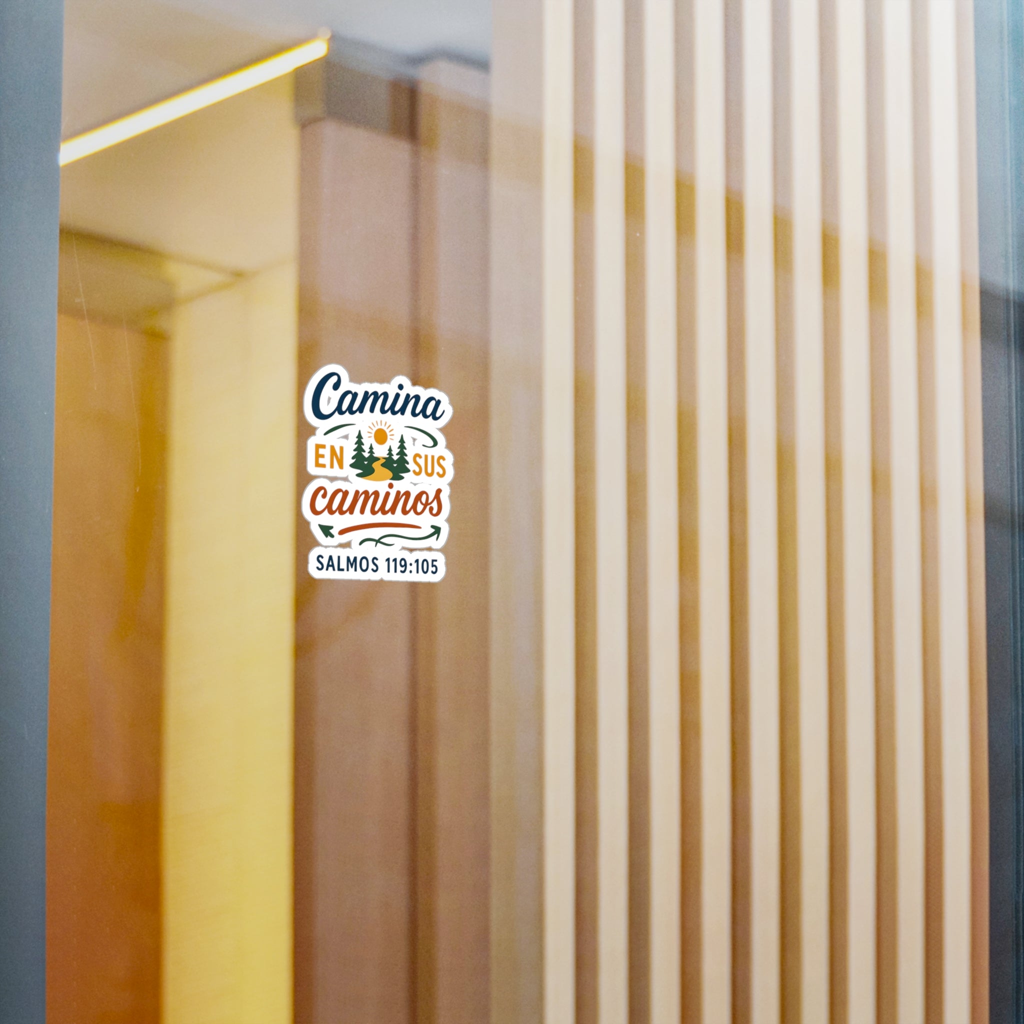 Camina en sus caminos | Kiss-Cut Sticker