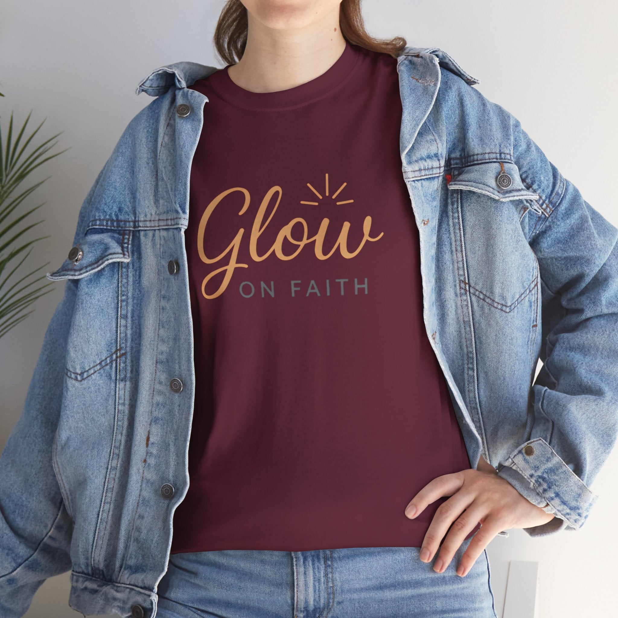 Glow on Faith | Unisex Heavy Cotton Tee