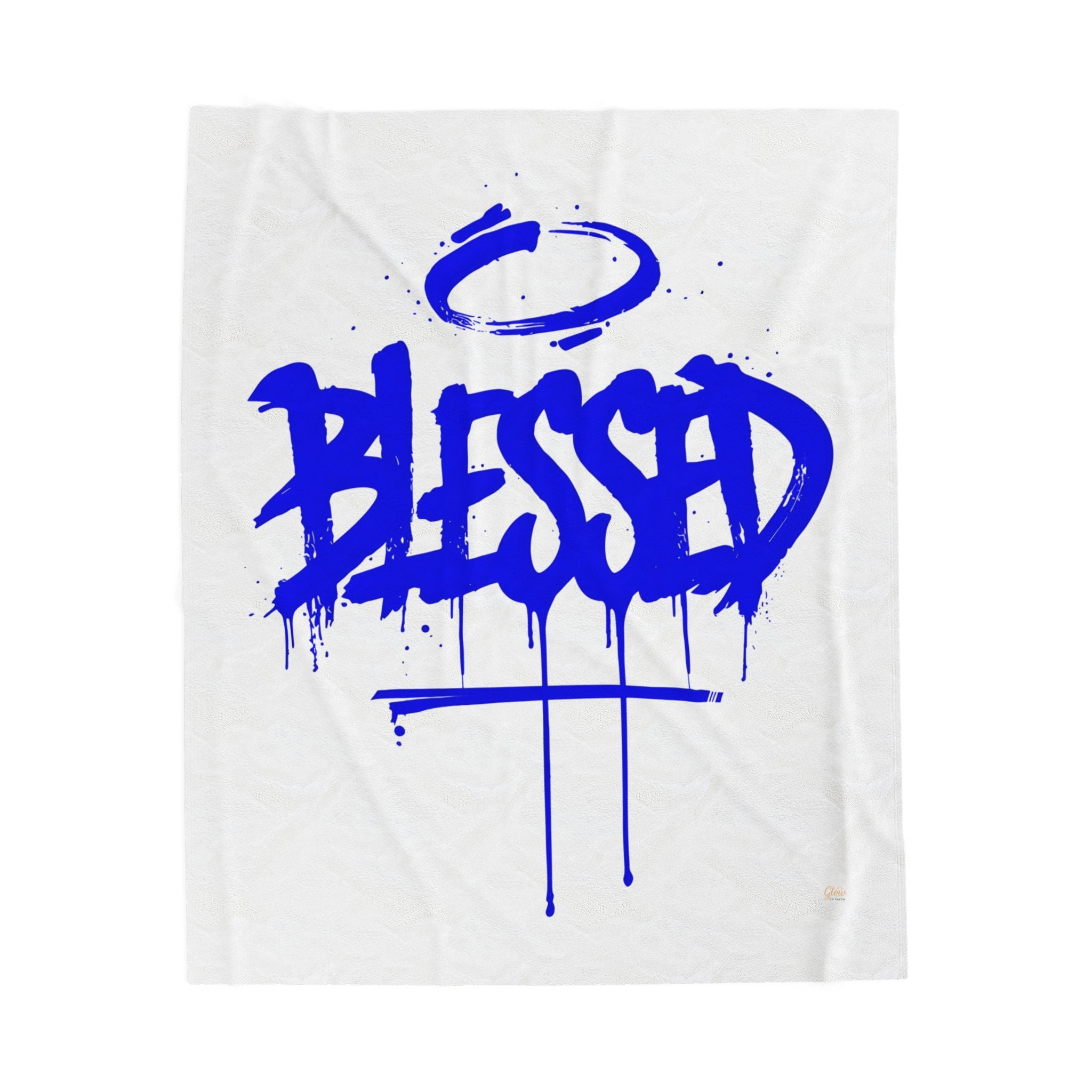 Blessed | Cozy Velveteen Plush Blanket