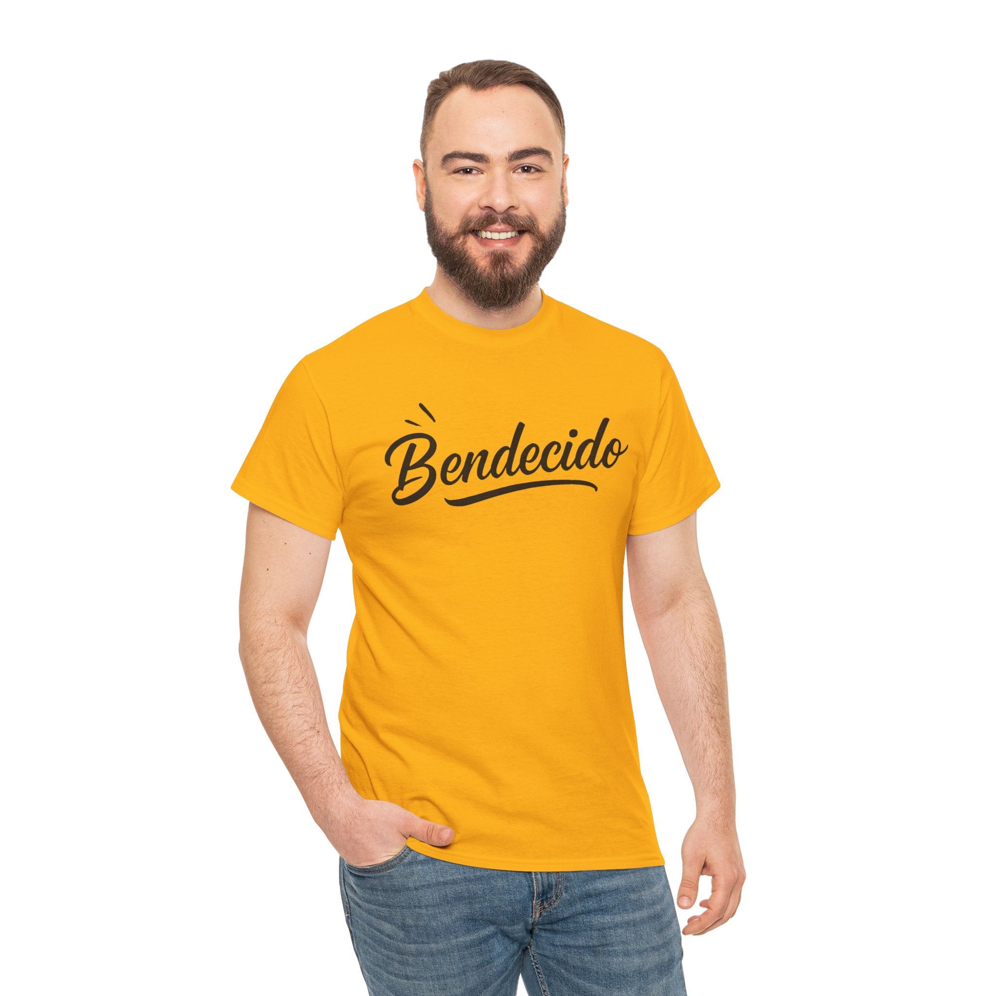 Bendecido (Blessed masculine) | Unisex Heavy Cotton Tee