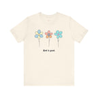 Floral God Is Good | Unisex Short Sleeve Shirt