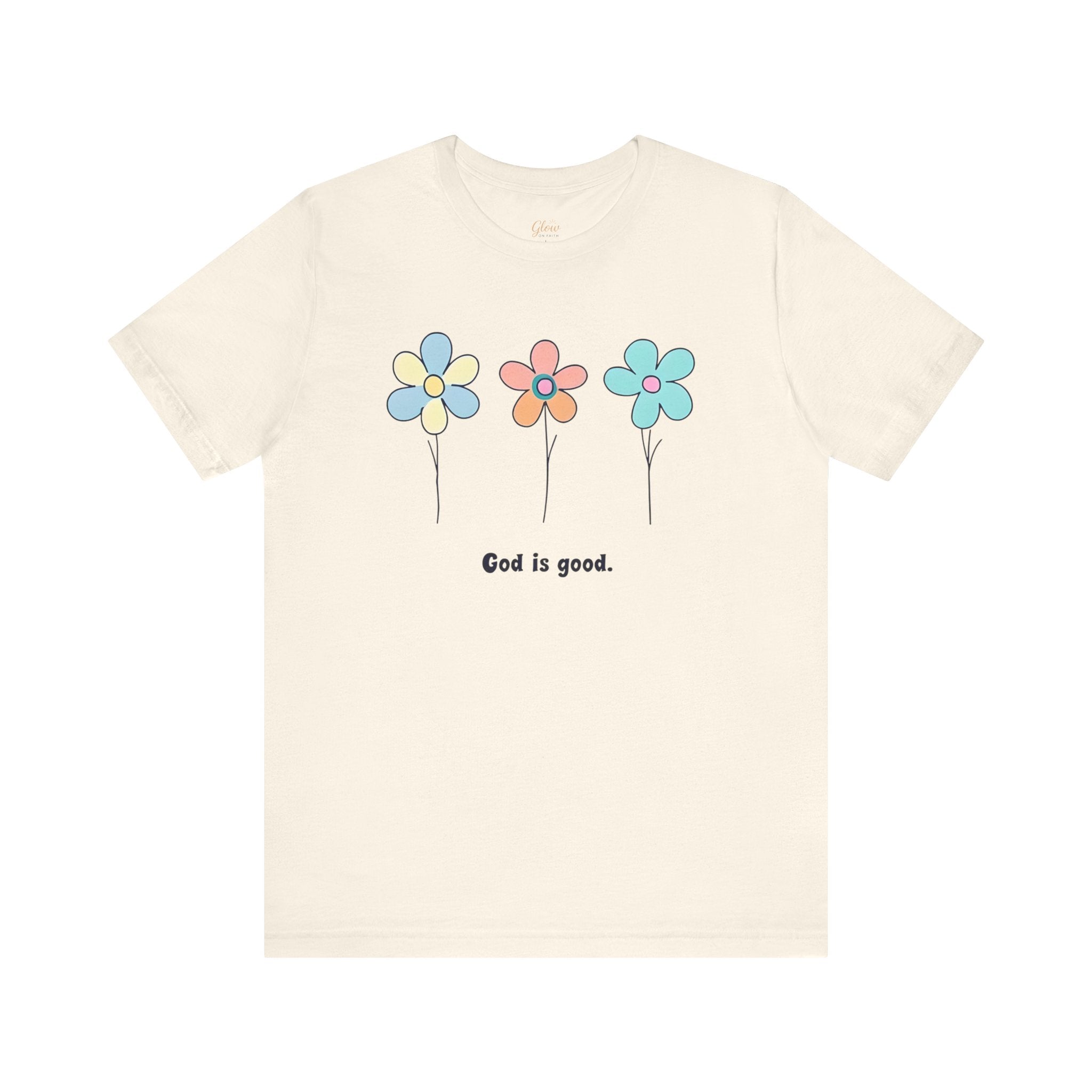 Floral God Is Good | Unisex Short Sleeve Shirt