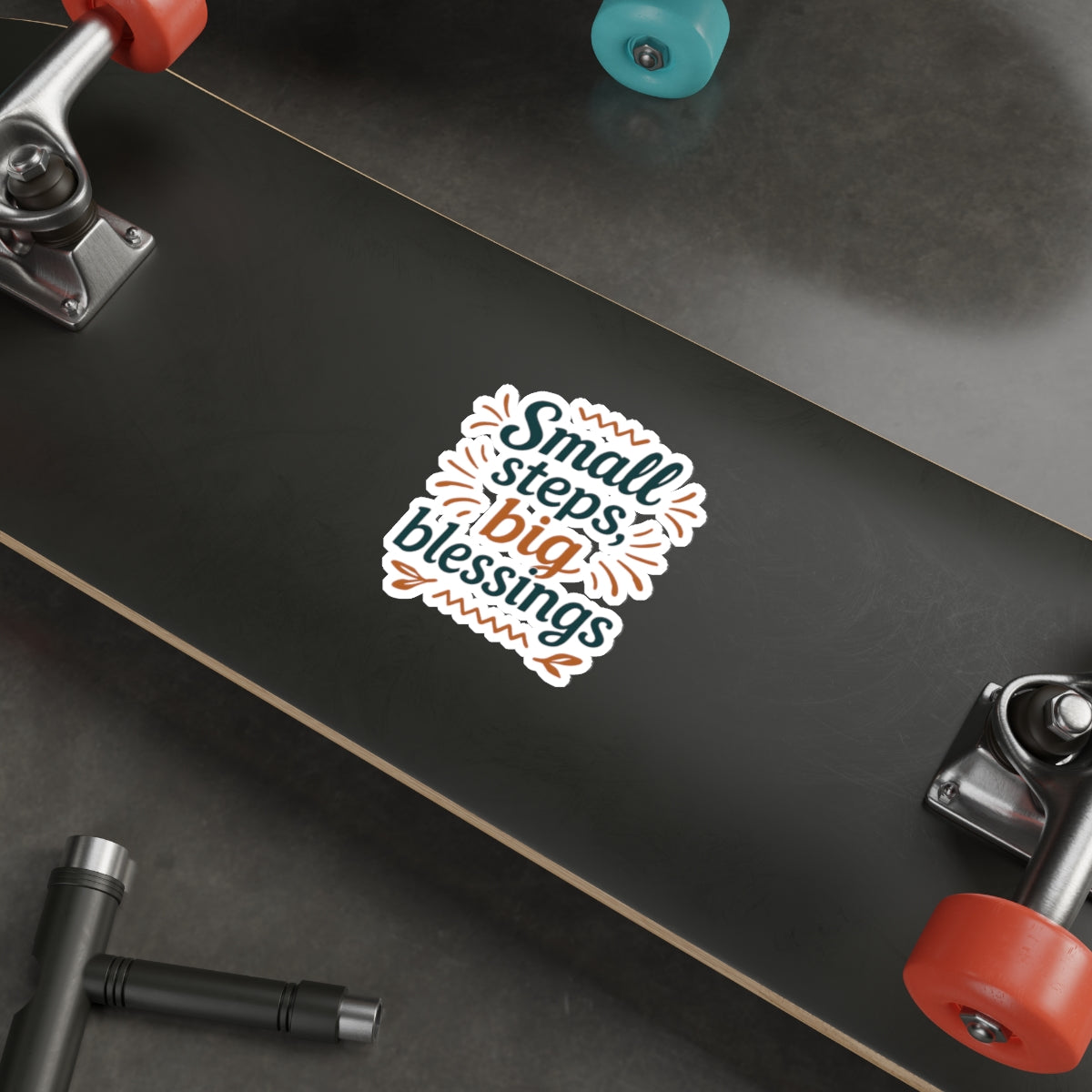 Small steps, big blessings. | Die-Cut Stickers