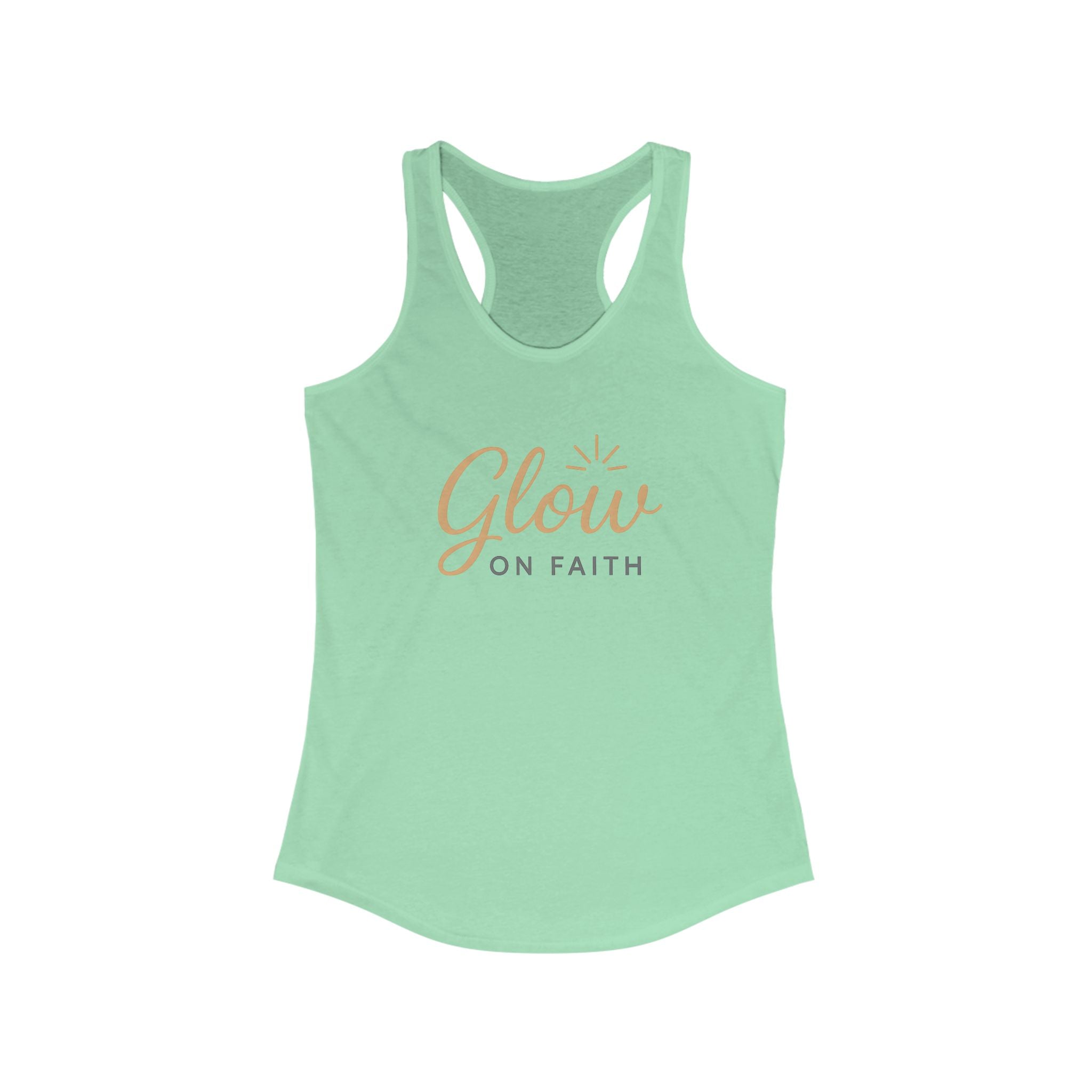 Glow On Faith | Women's Racerback Tank