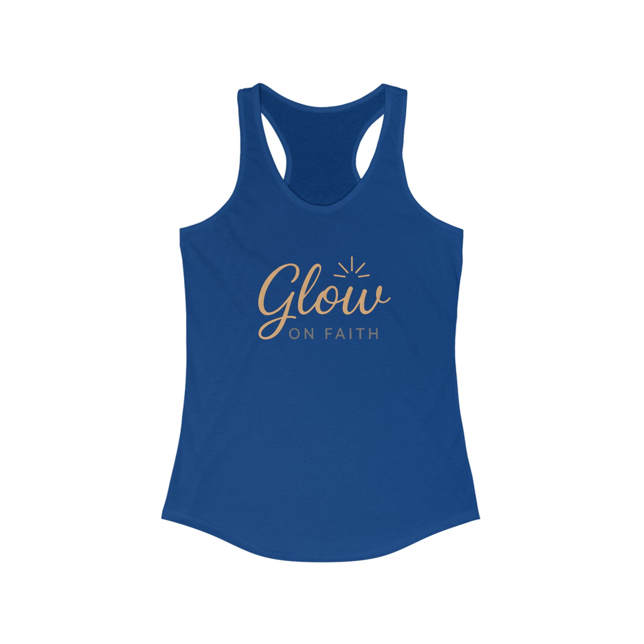 Glow On Faith | Women's Racerback Tank