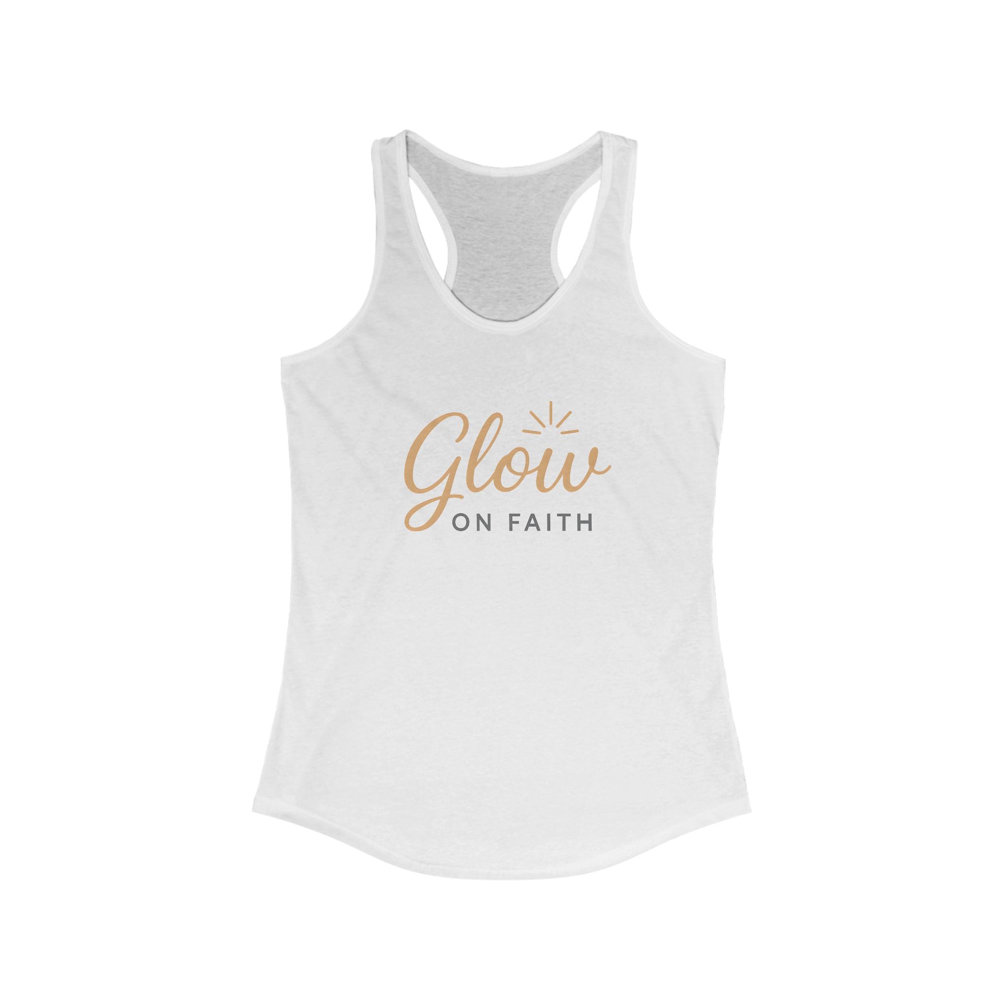 Glow On Faith | Women's Racerback Tank