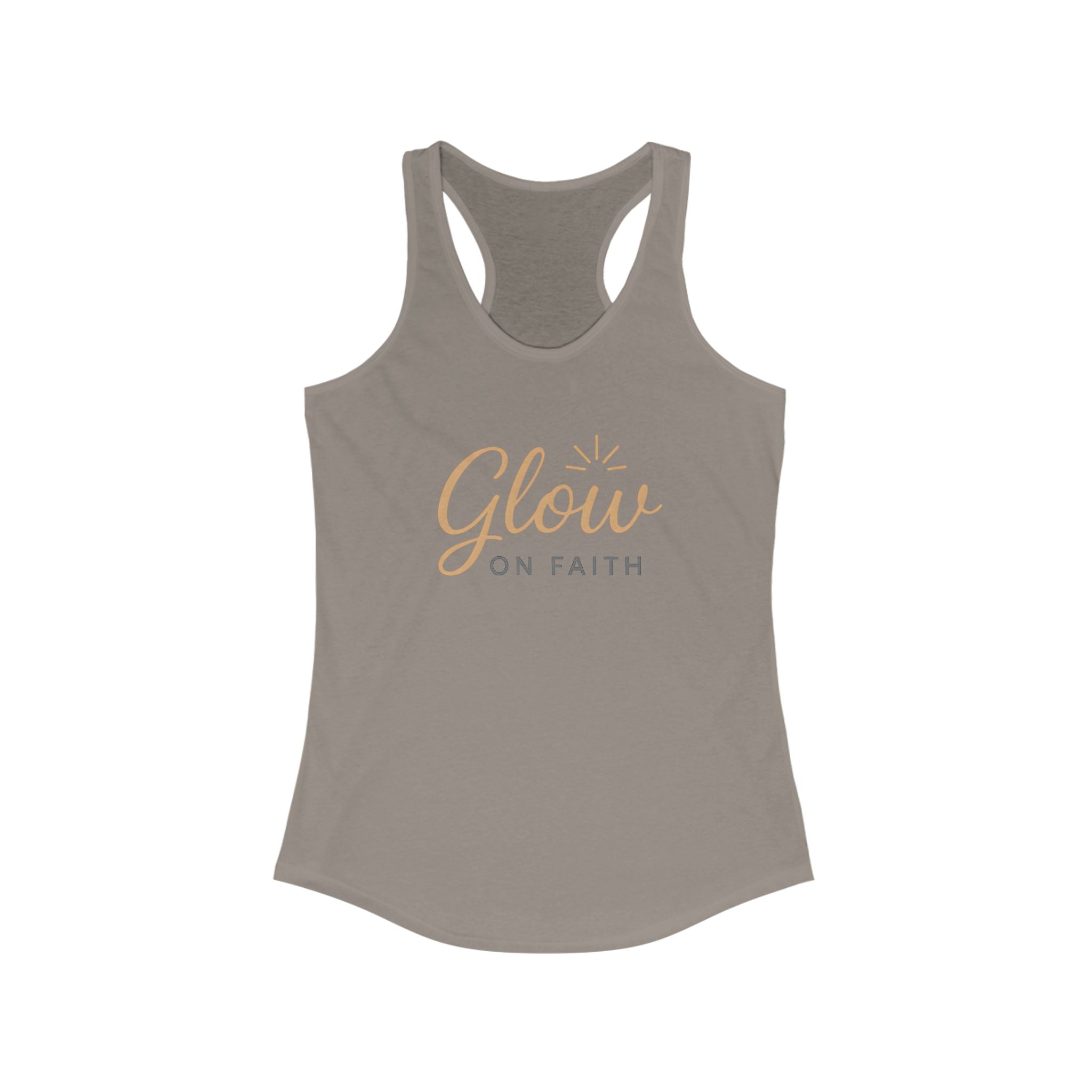 Glow On Faith | Women's Racerback Tank