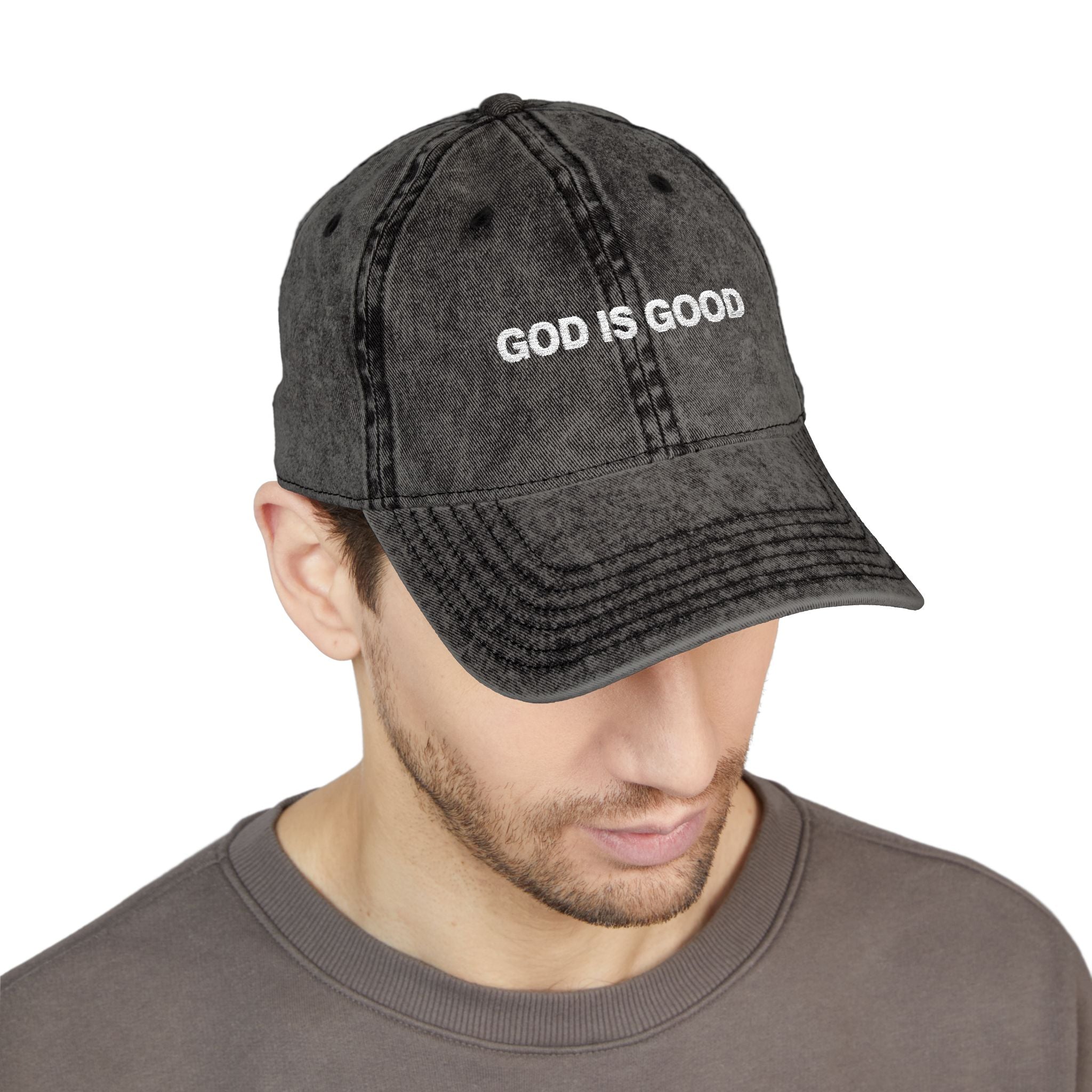 God is Good | Vintage Embroidered Hat