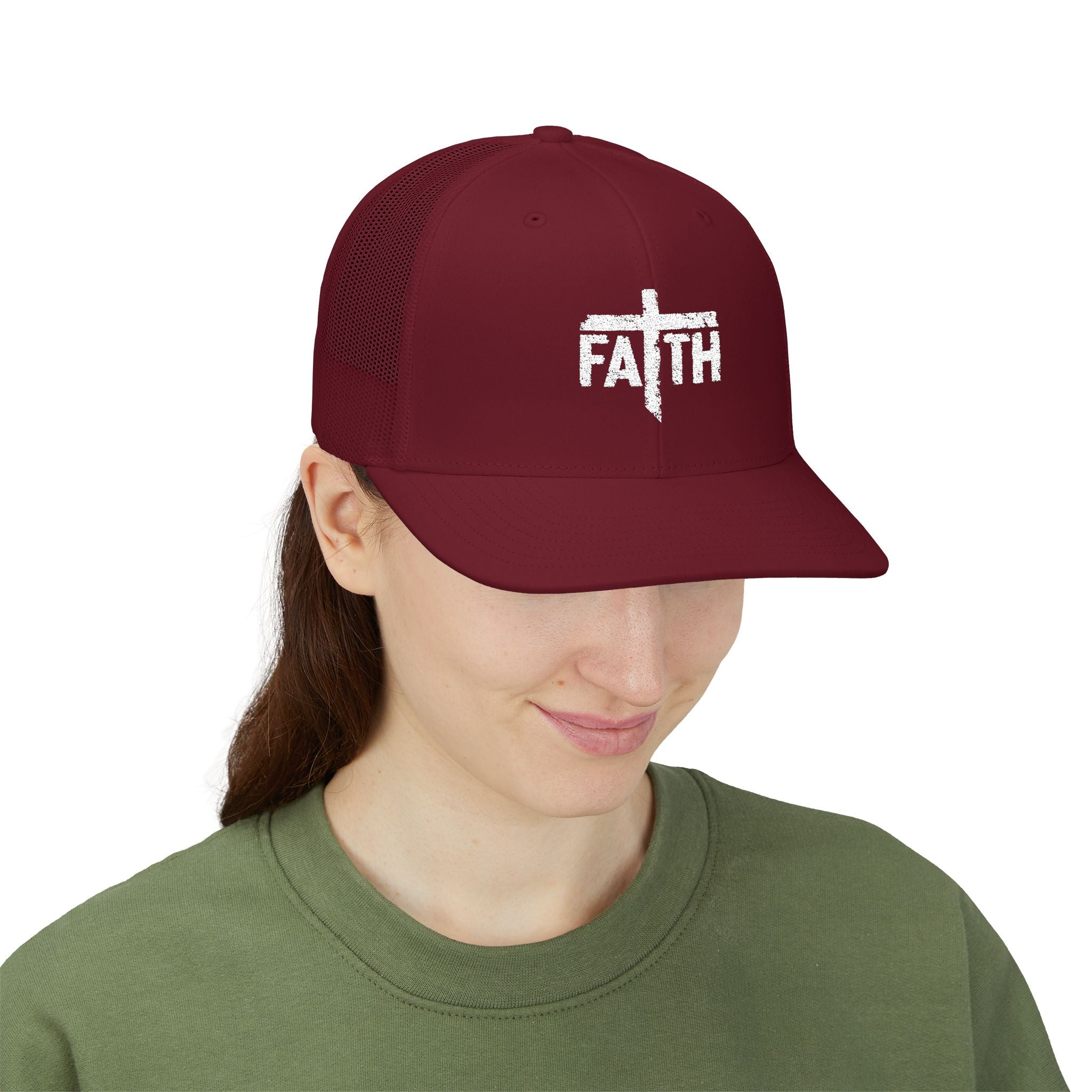 Faith Snapback Trucker Cap