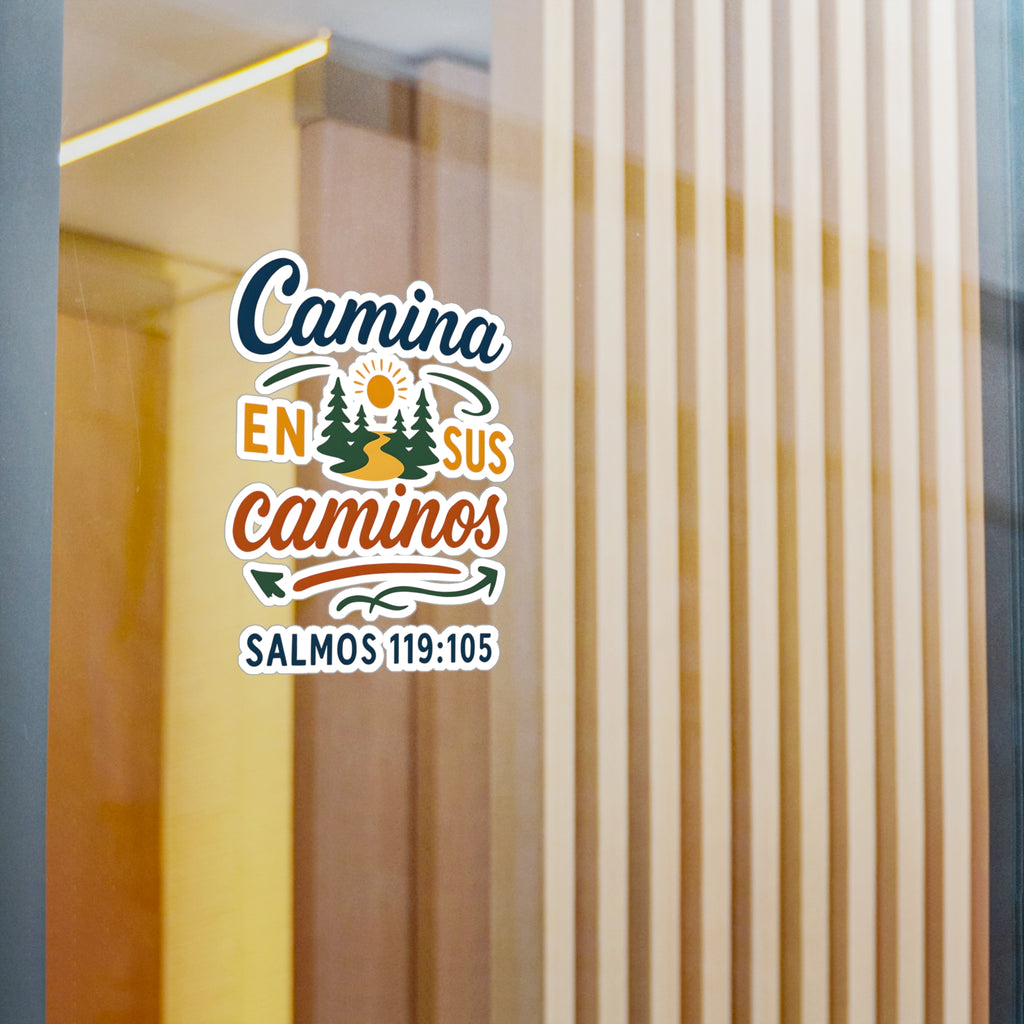 Camina en sus caminos | Kiss-Cut Sticker