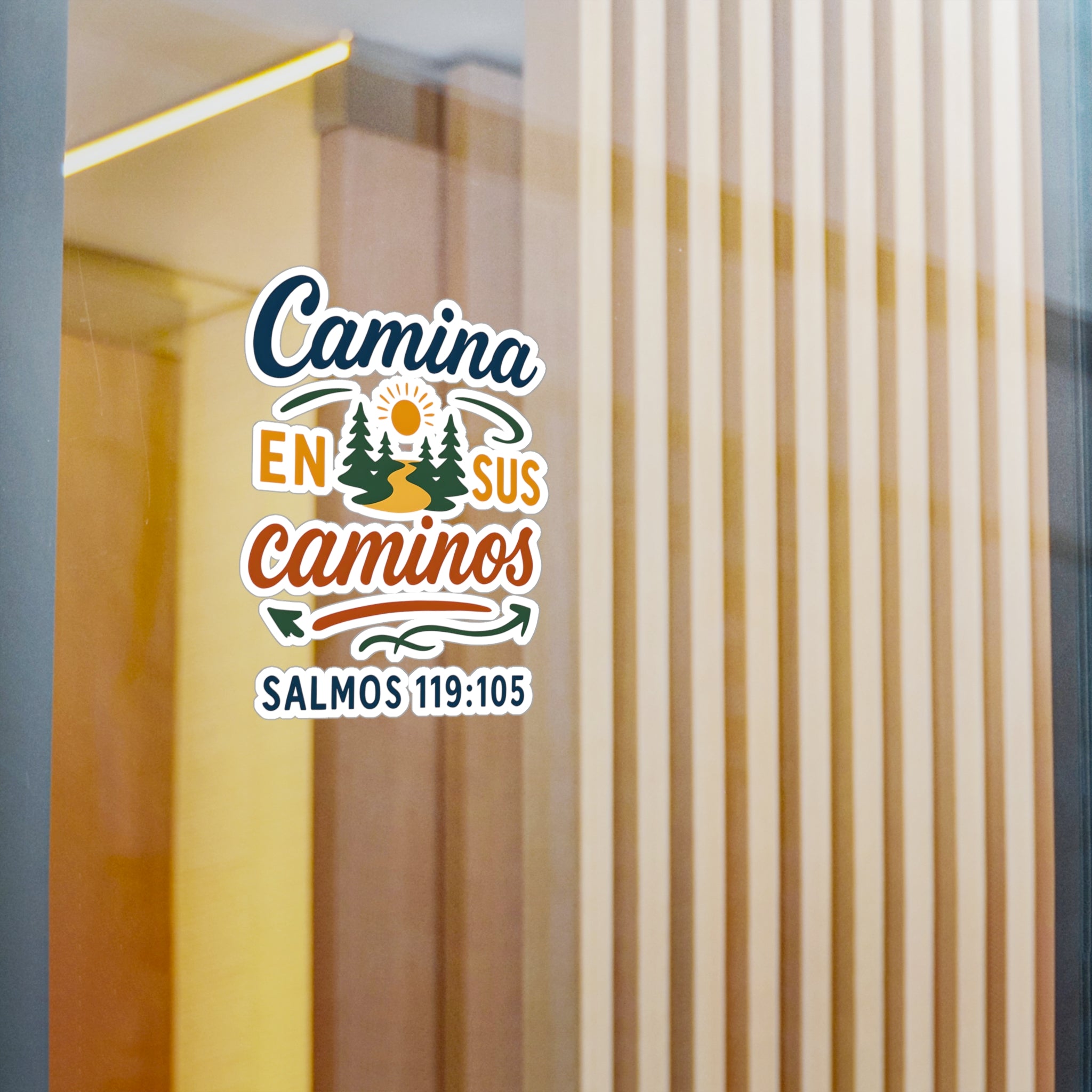 Camina en sus caminos | Kiss-Cut Sticker